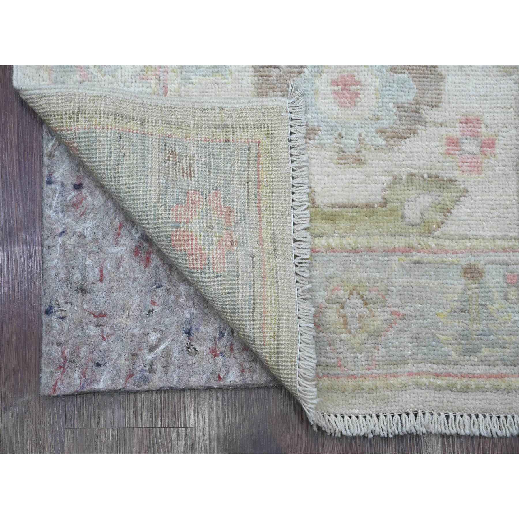 Oushak-And-Peshawar-Hand-Knotted-Rug-110160