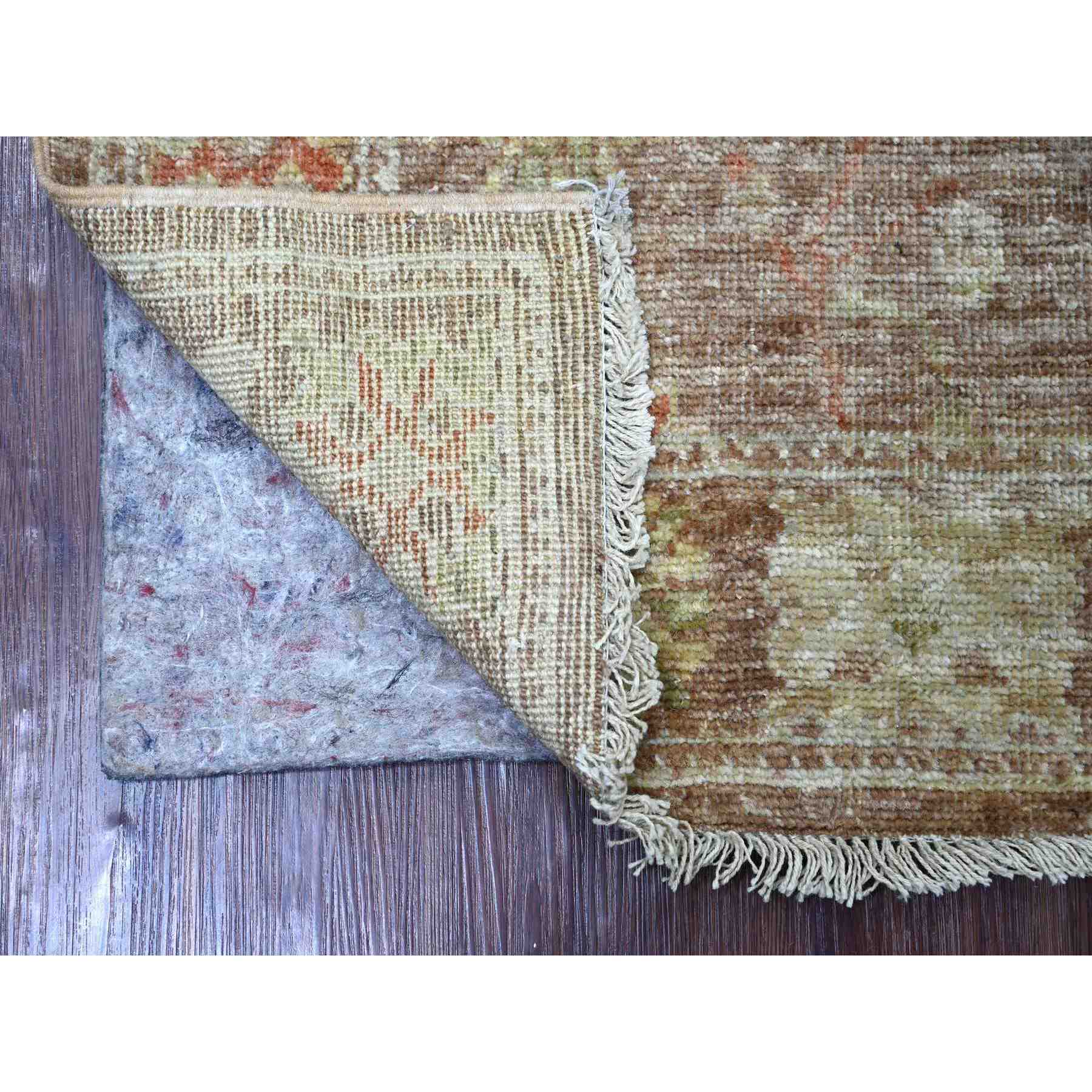 Oushak-And-Peshawar-Hand-Knotted-Rug-110165