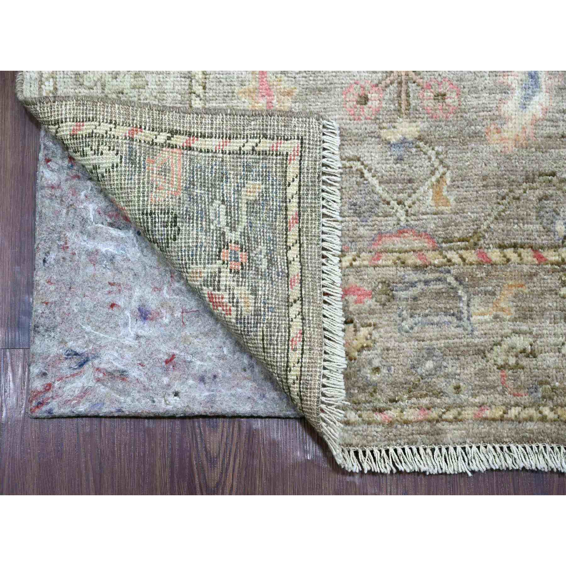 Oushak-And-Peshawar-Hand-Knotted-Rug-110255