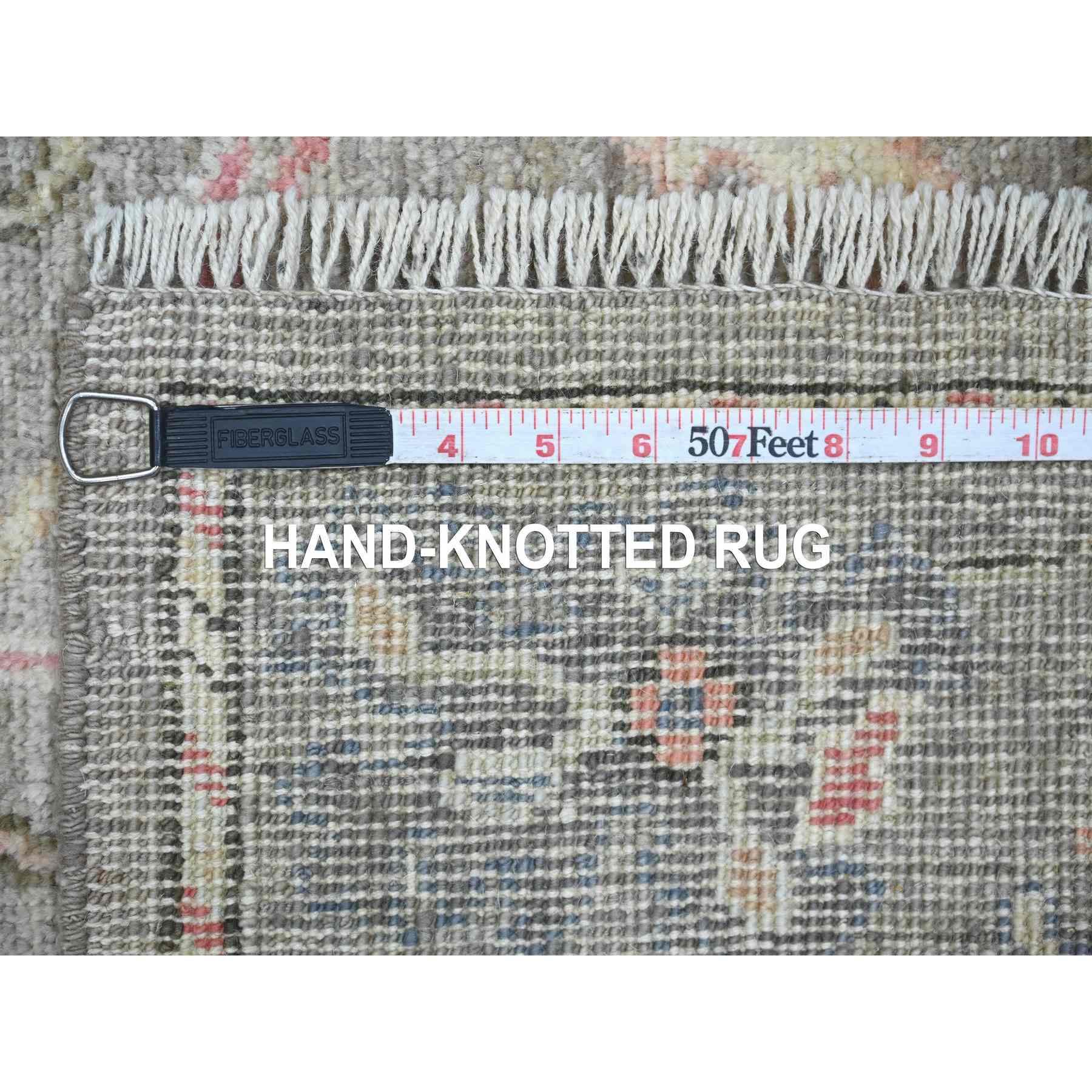 Oushak-And-Peshawar-Hand-Knotted-Rug-110255