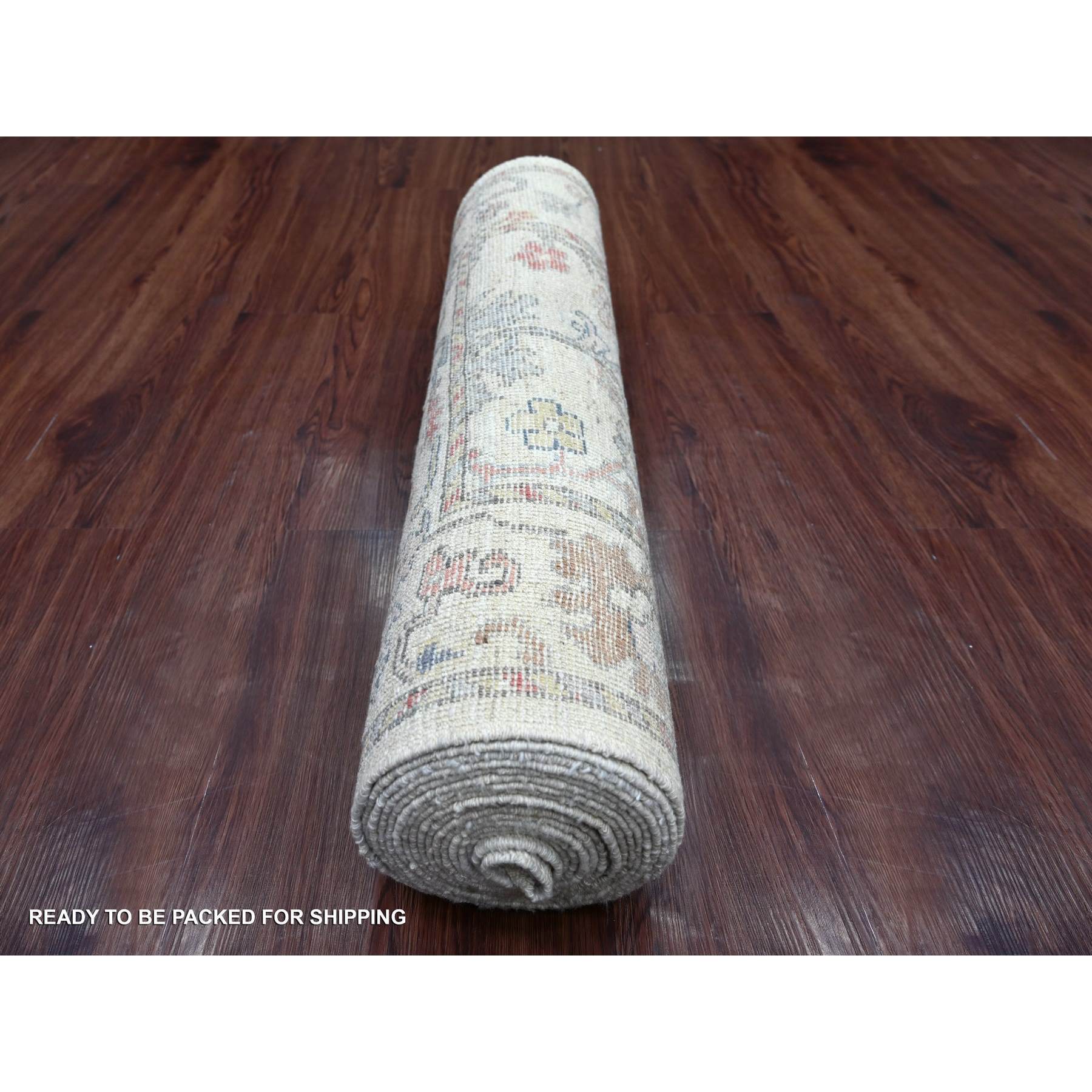 Oushak-And-Peshawar-Hand-Knotted-Rug-110260