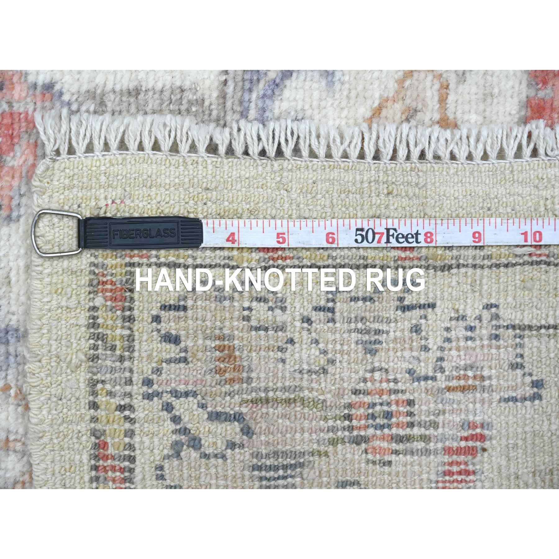Oushak-And-Peshawar-Hand-Knotted-Rug-110260