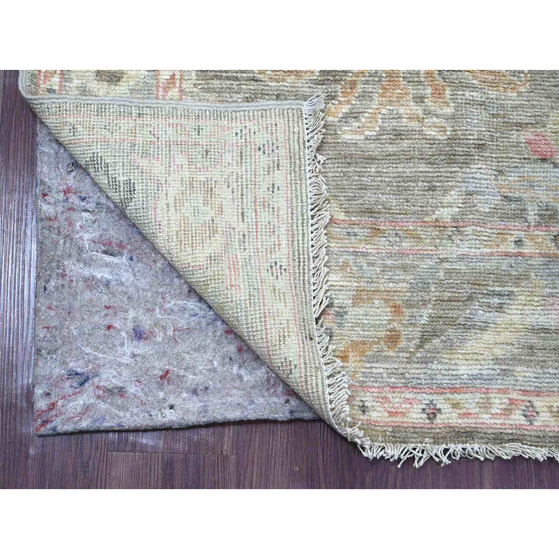 Oushak-And-Peshawar-Hand-Knotted-Rug-110270