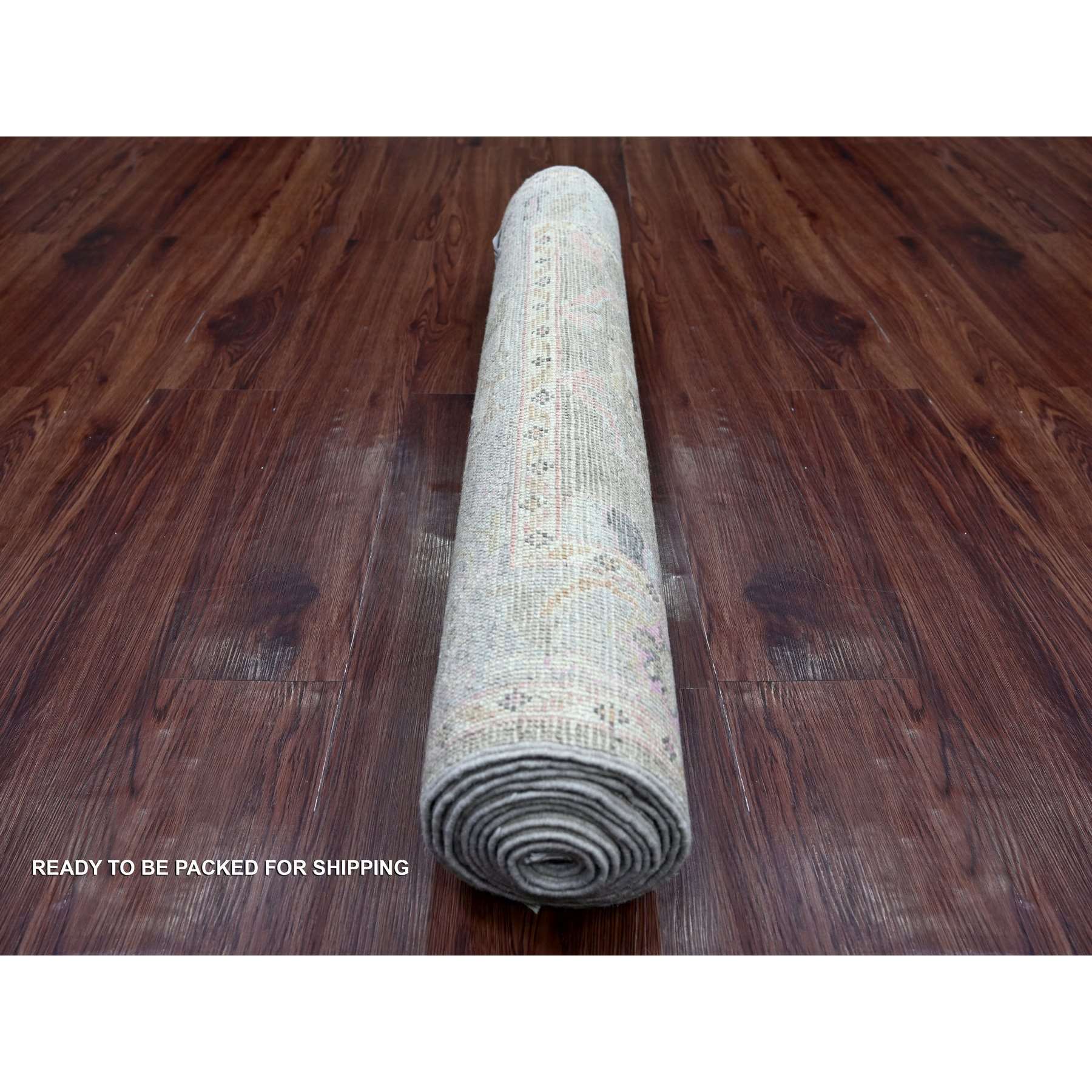 Oushak-And-Peshawar-Hand-Knotted-Rug-110270