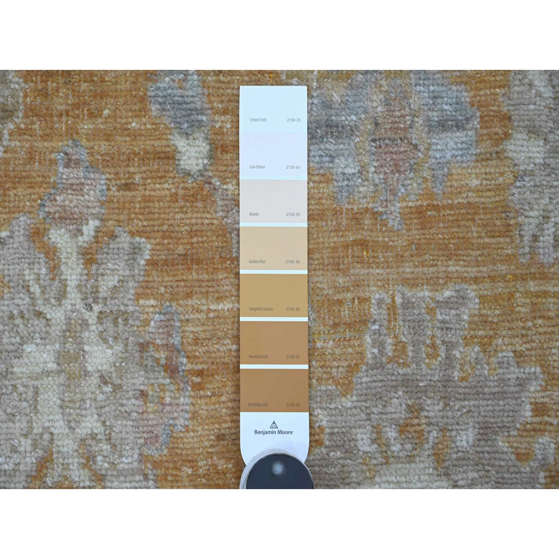 Oushak-And-Peshawar-Hand-Knotted-Rug-110275