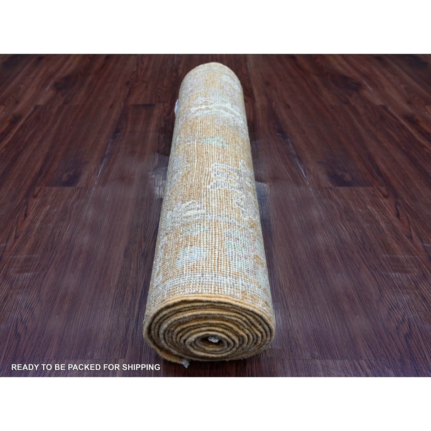 Oushak-And-Peshawar-Hand-Knotted-Rug-110275