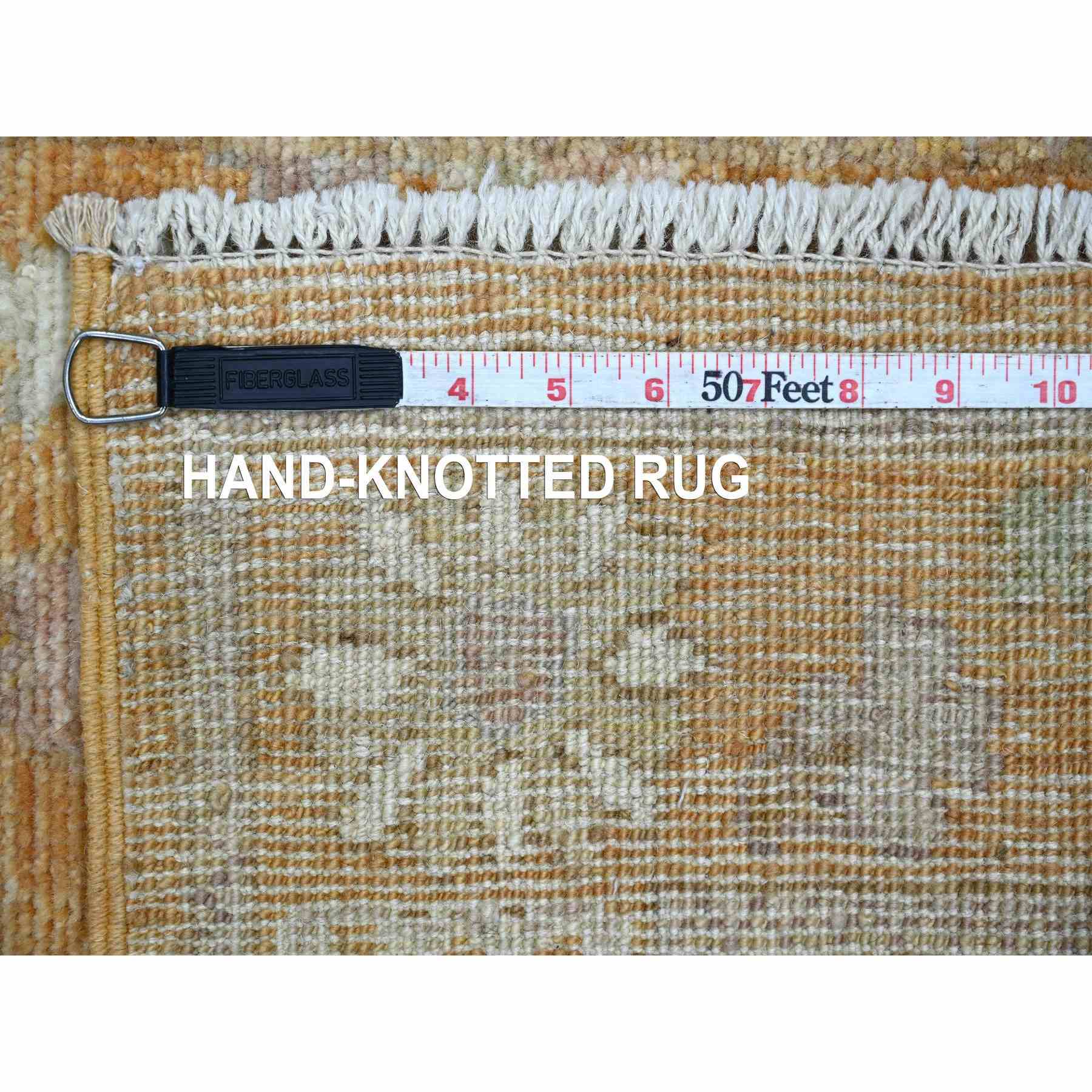 Oushak-And-Peshawar-Hand-Knotted-Rug-110275