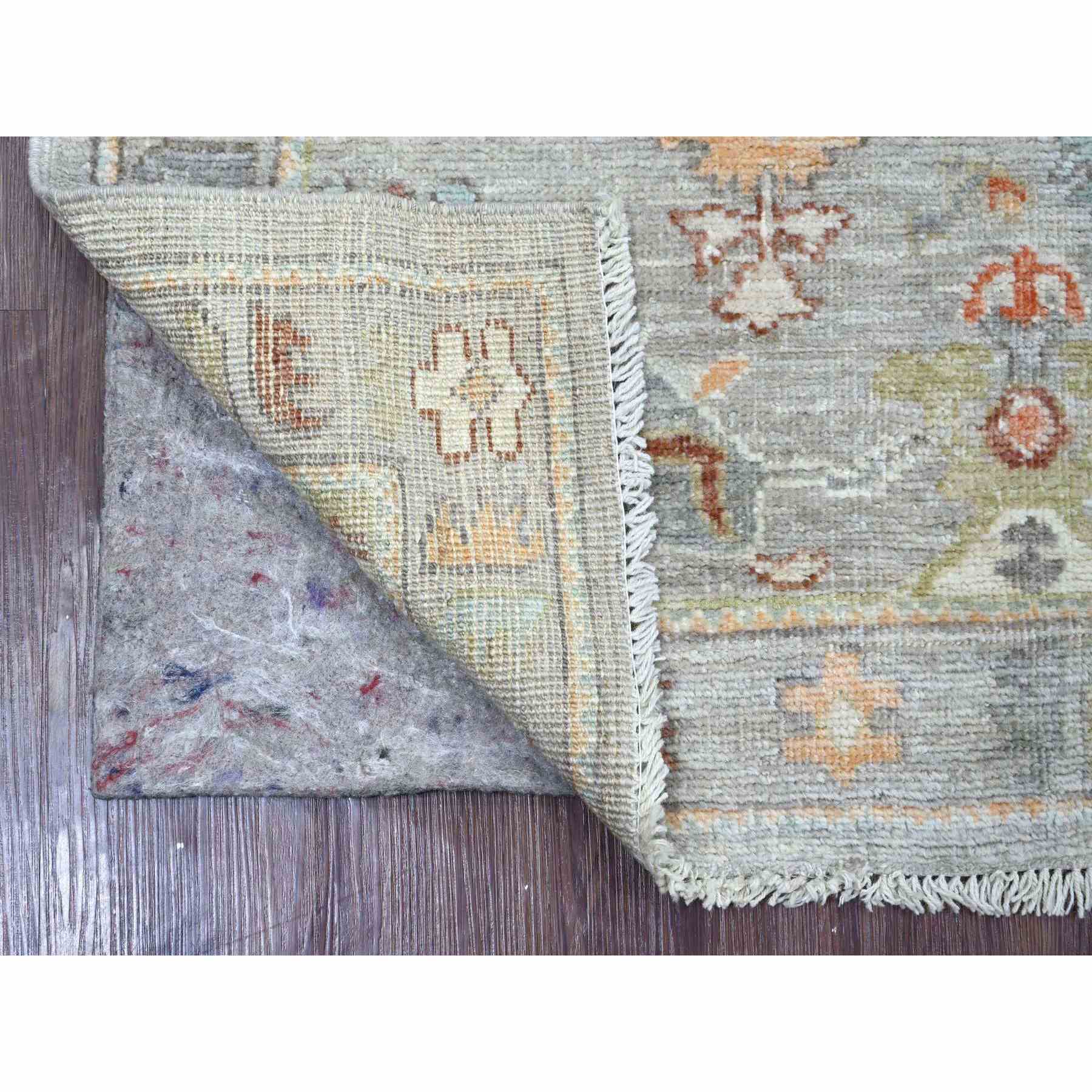 Oushak-And-Peshawar-Hand-Knotted-Rug-110285