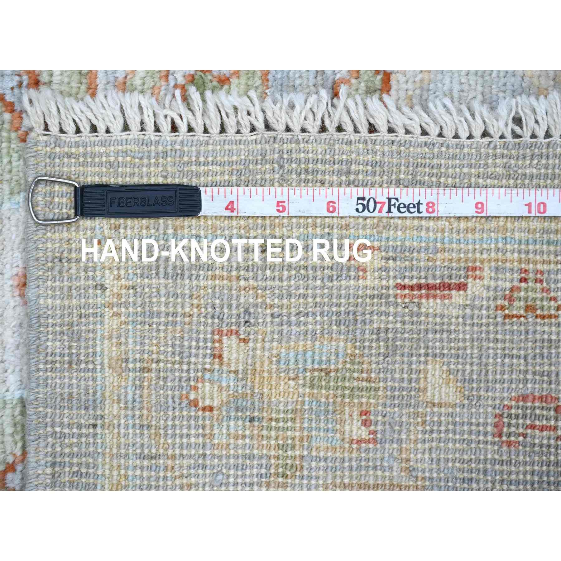 Oushak-And-Peshawar-Hand-Knotted-Rug-110290