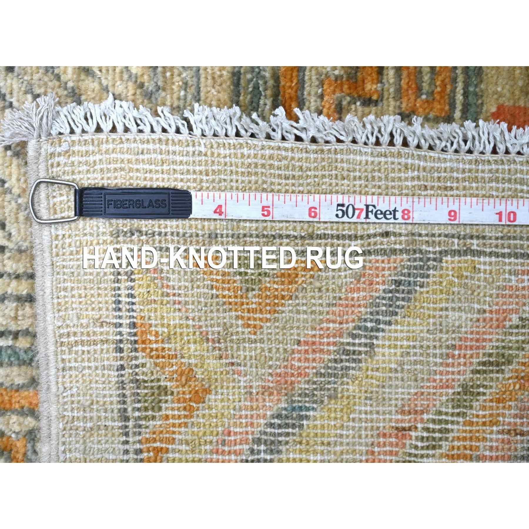Oushak-And-Peshawar-Hand-Knotted-Rug-110565