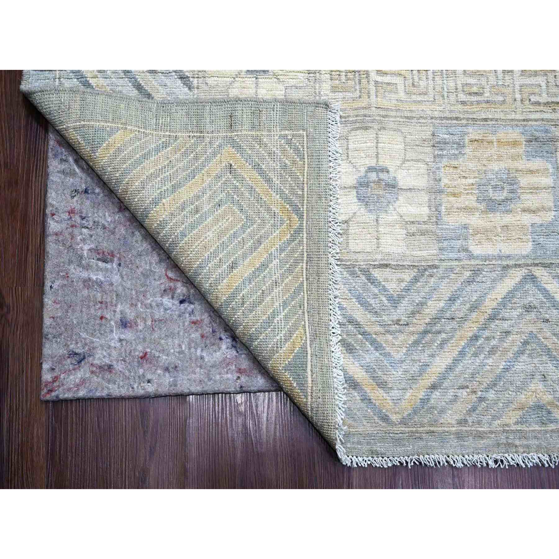 Oushak-And-Peshawar-Hand-Knotted-Rug-110595