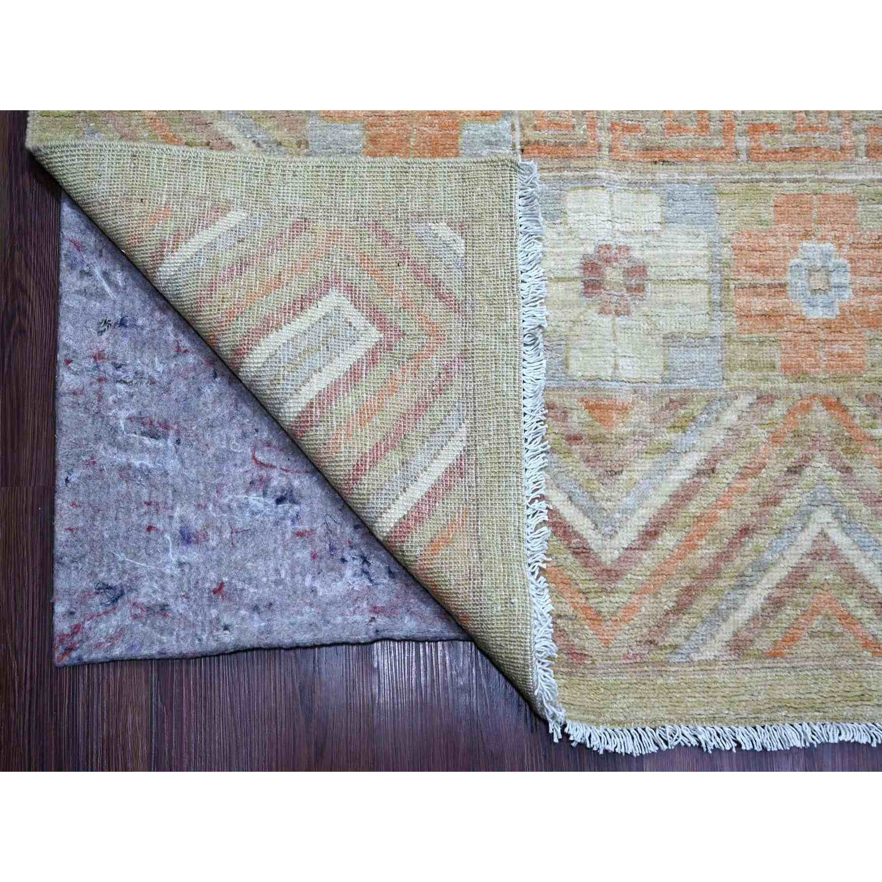 Oushak-And-Peshawar-Hand-Knotted-Rug-110600