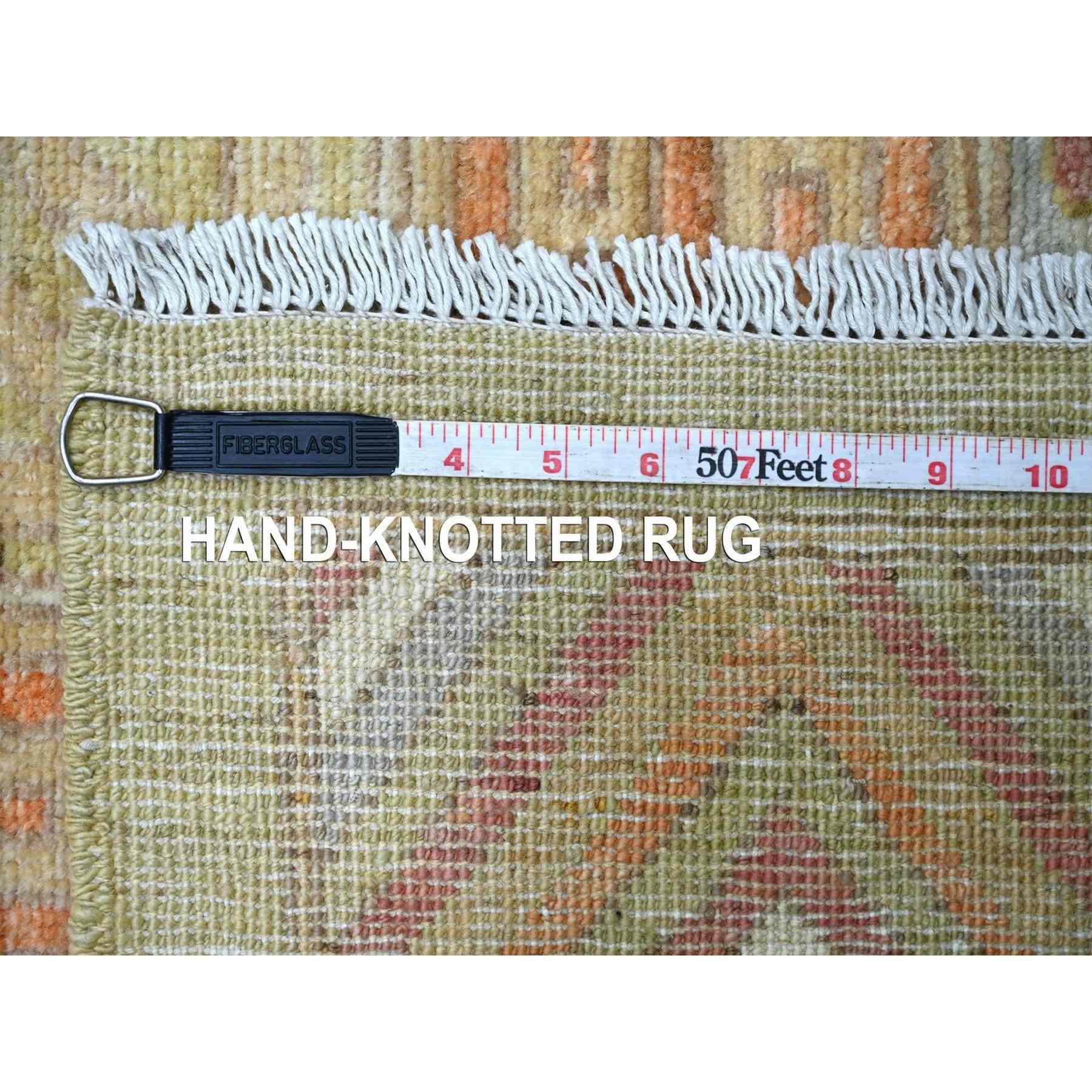 Oushak-And-Peshawar-Hand-Knotted-Rug-110600