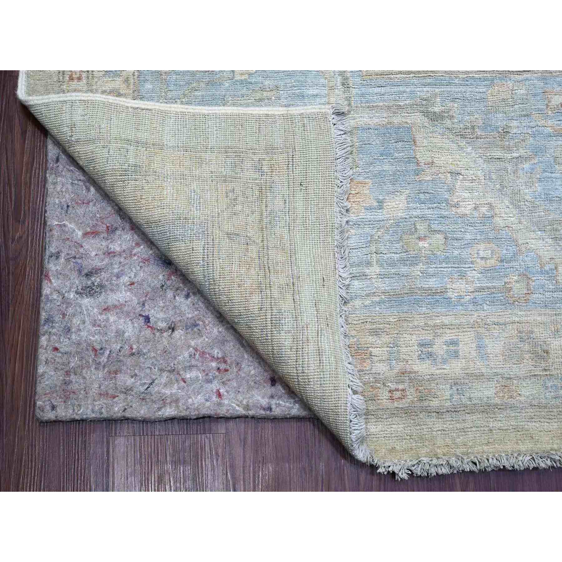 Oushak-And-Peshawar-Hand-Knotted-Rug-110650