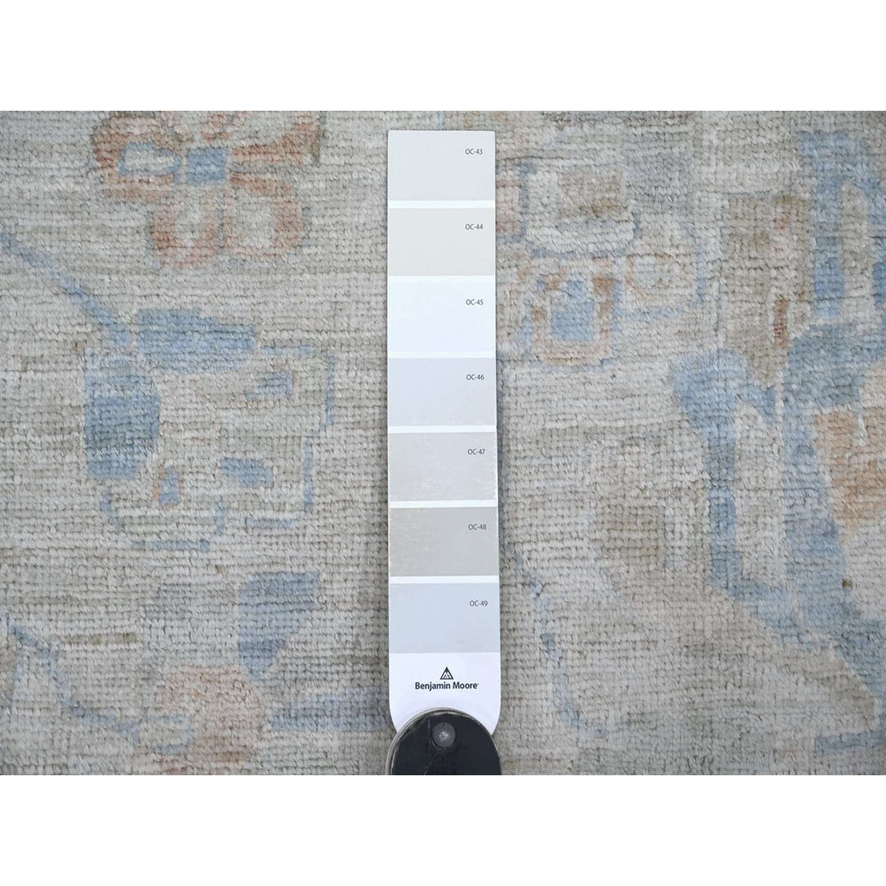 Oushak-And-Peshawar-Hand-Knotted-Rug-110650