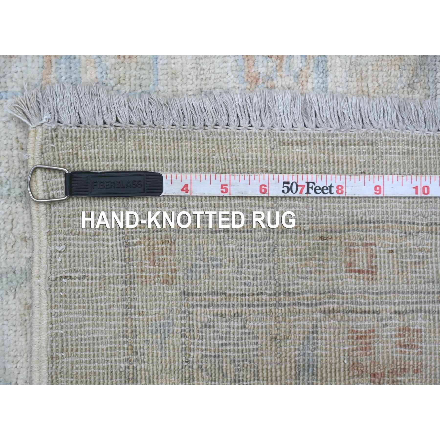 Oushak-And-Peshawar-Hand-Knotted-Rug-110650