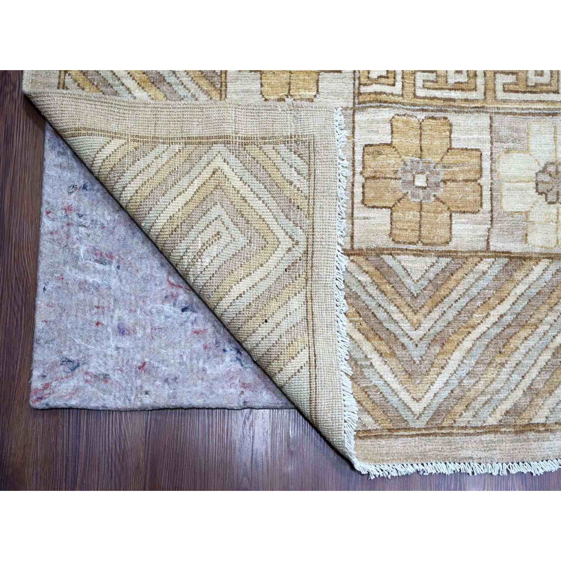 Oushak-And-Peshawar-Hand-Knotted-Rug-110660