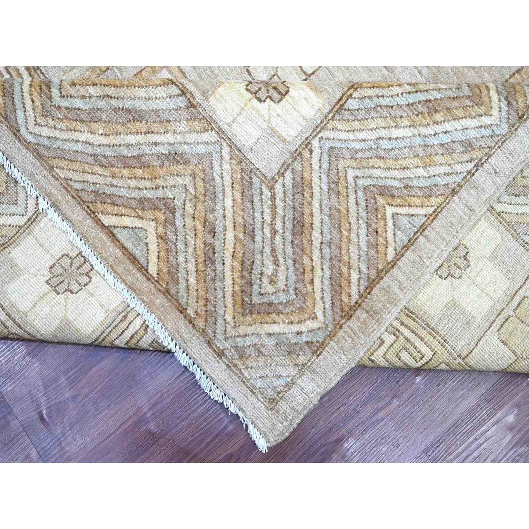Oushak-And-Peshawar-Hand-Knotted-Rug-110660