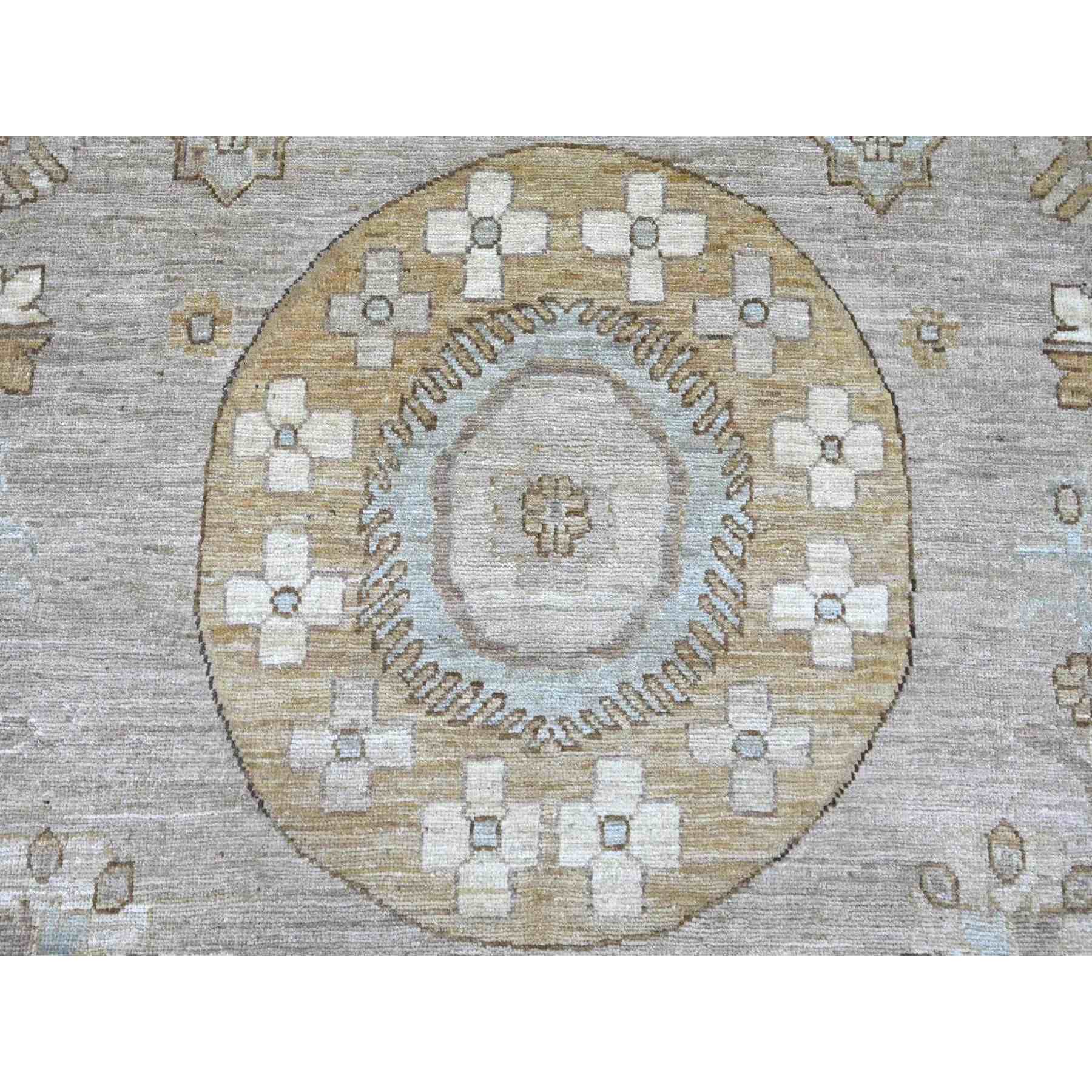 Oushak-And-Peshawar-Hand-Knotted-Rug-110660