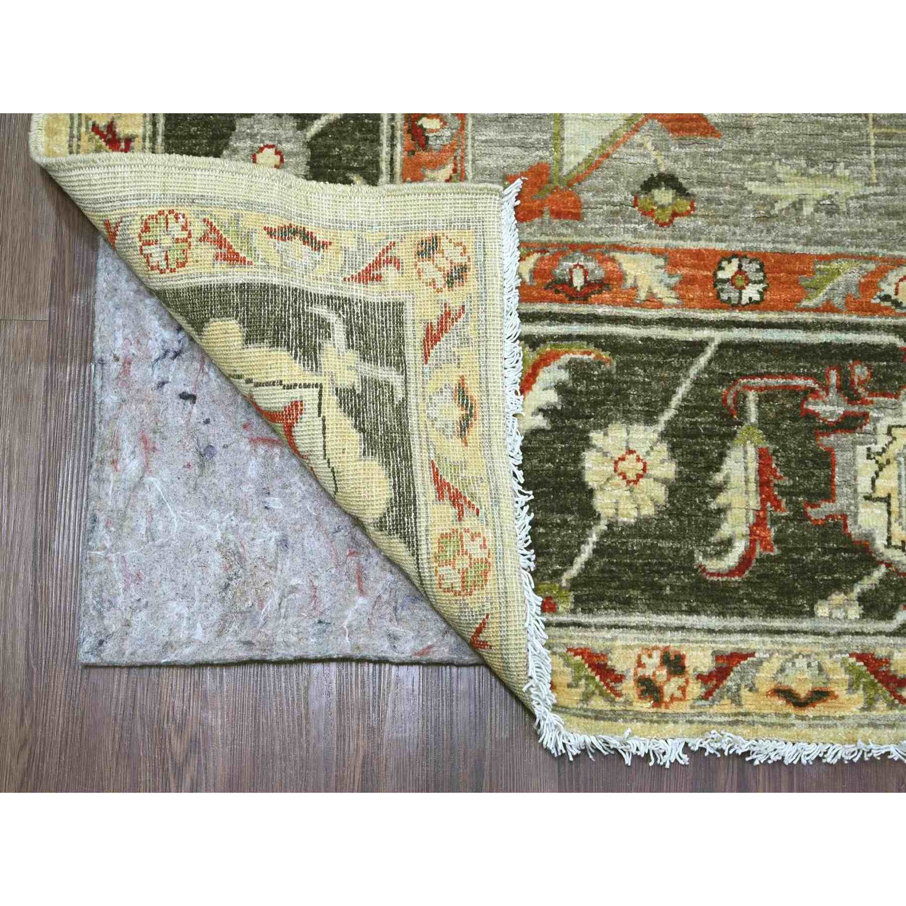 Oushak-And-Peshawar-Hand-Knotted-Rug-110665