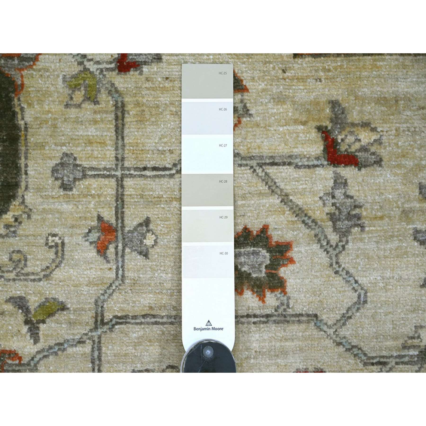 Oushak-And-Peshawar-Hand-Knotted-Rug-110665