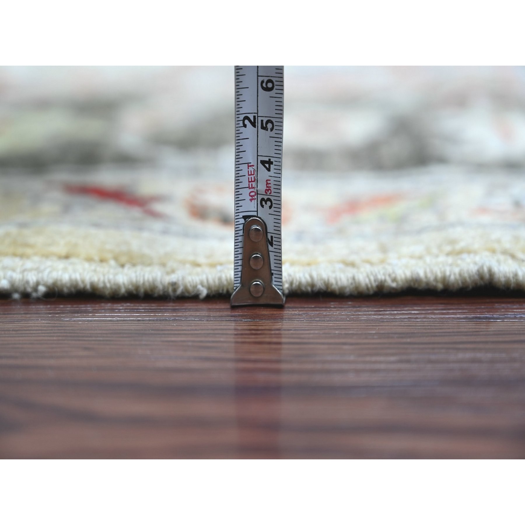 Oushak-And-Peshawar-Hand-Knotted-Rug-110665