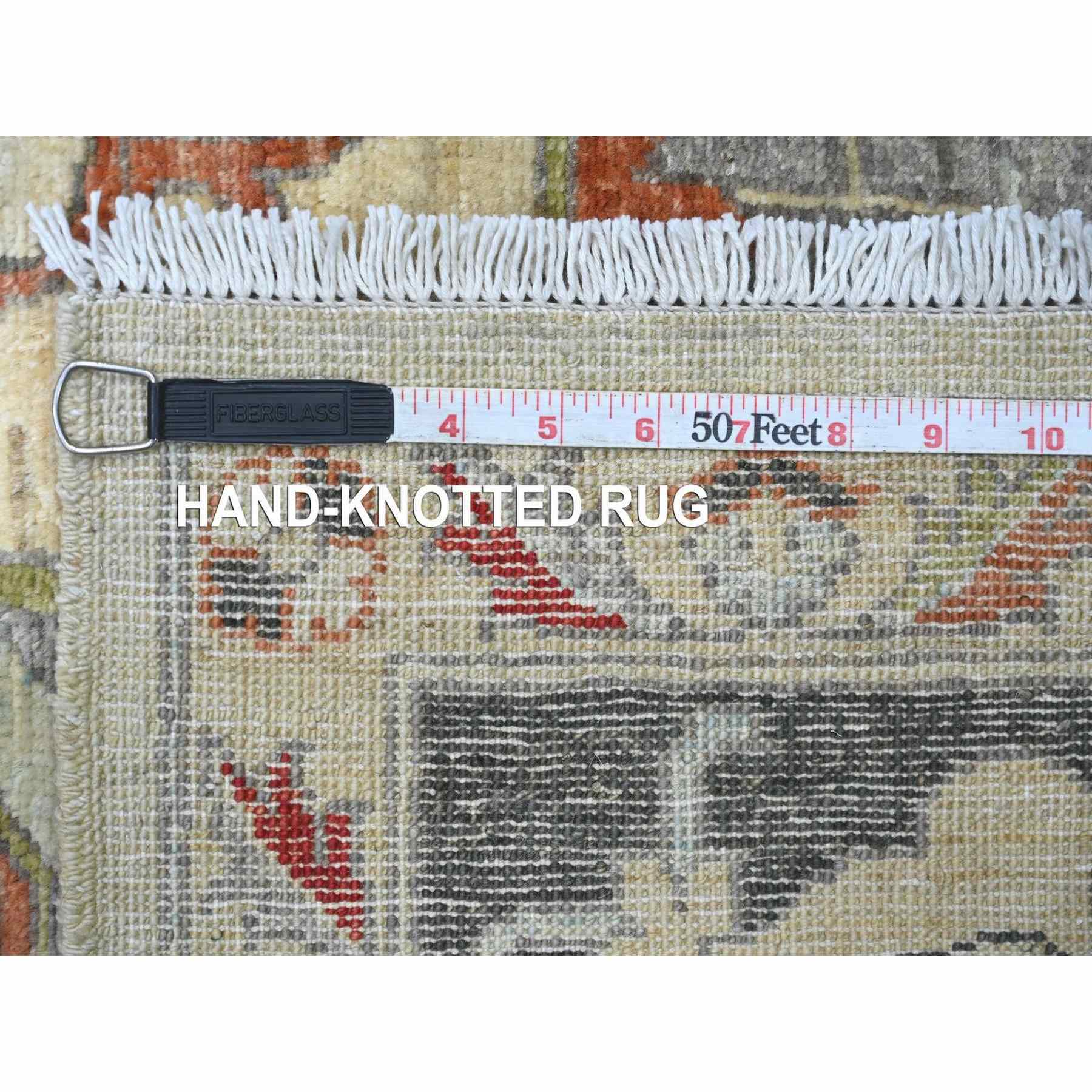 Oushak-And-Peshawar-Hand-Knotted-Rug-110665
