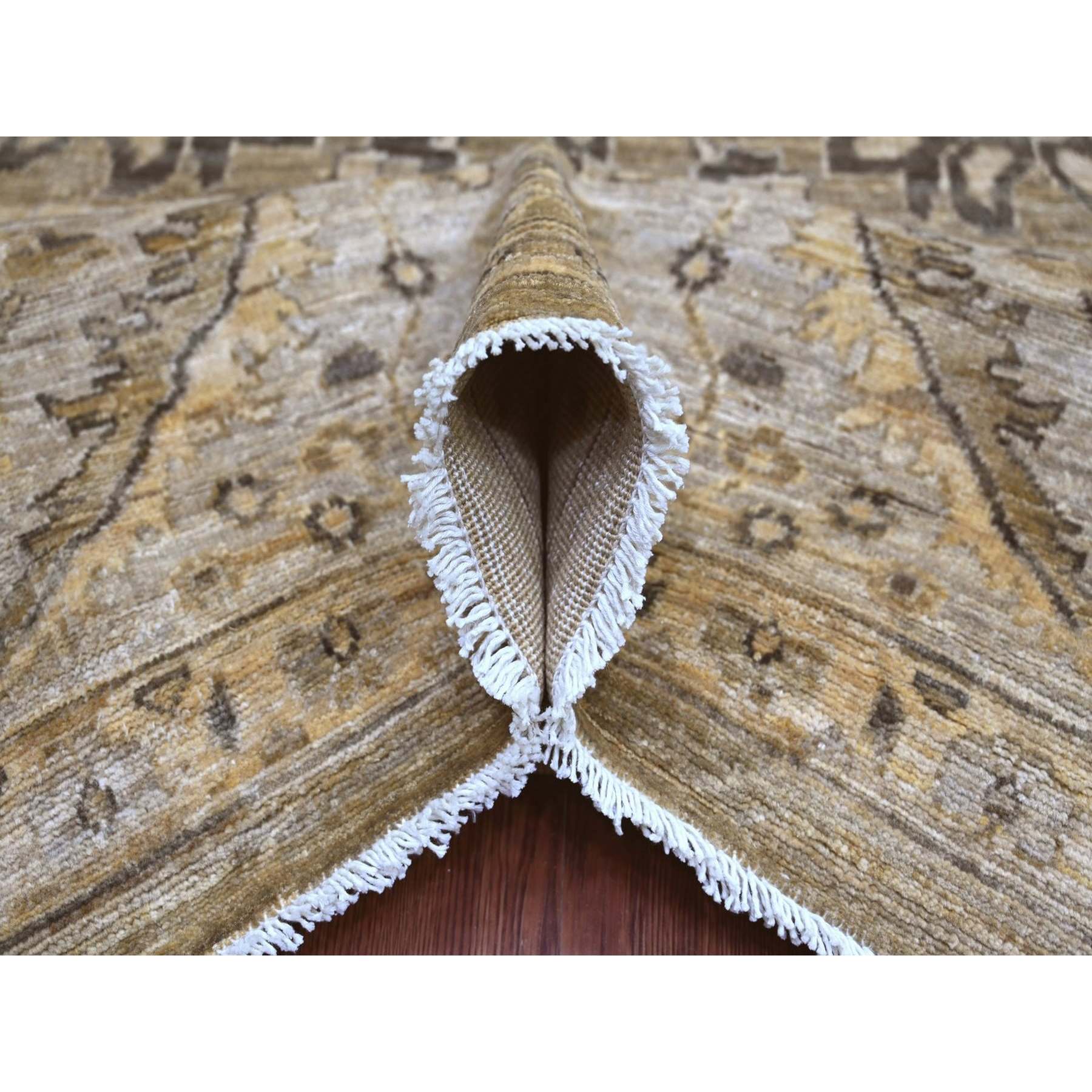 Oushak-And-Peshawar-Hand-Knotted-Rug-110675