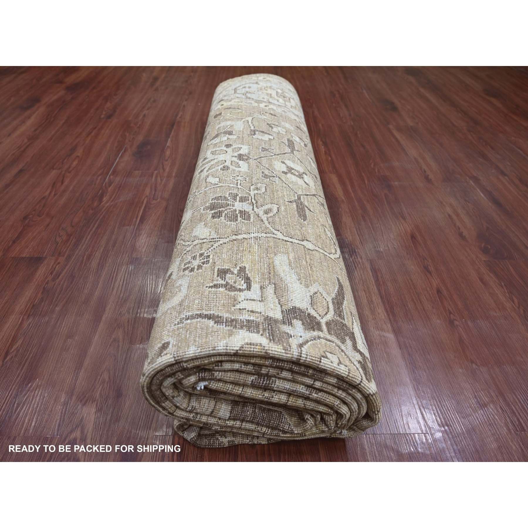 Oushak-And-Peshawar-Hand-Knotted-Rug-110675