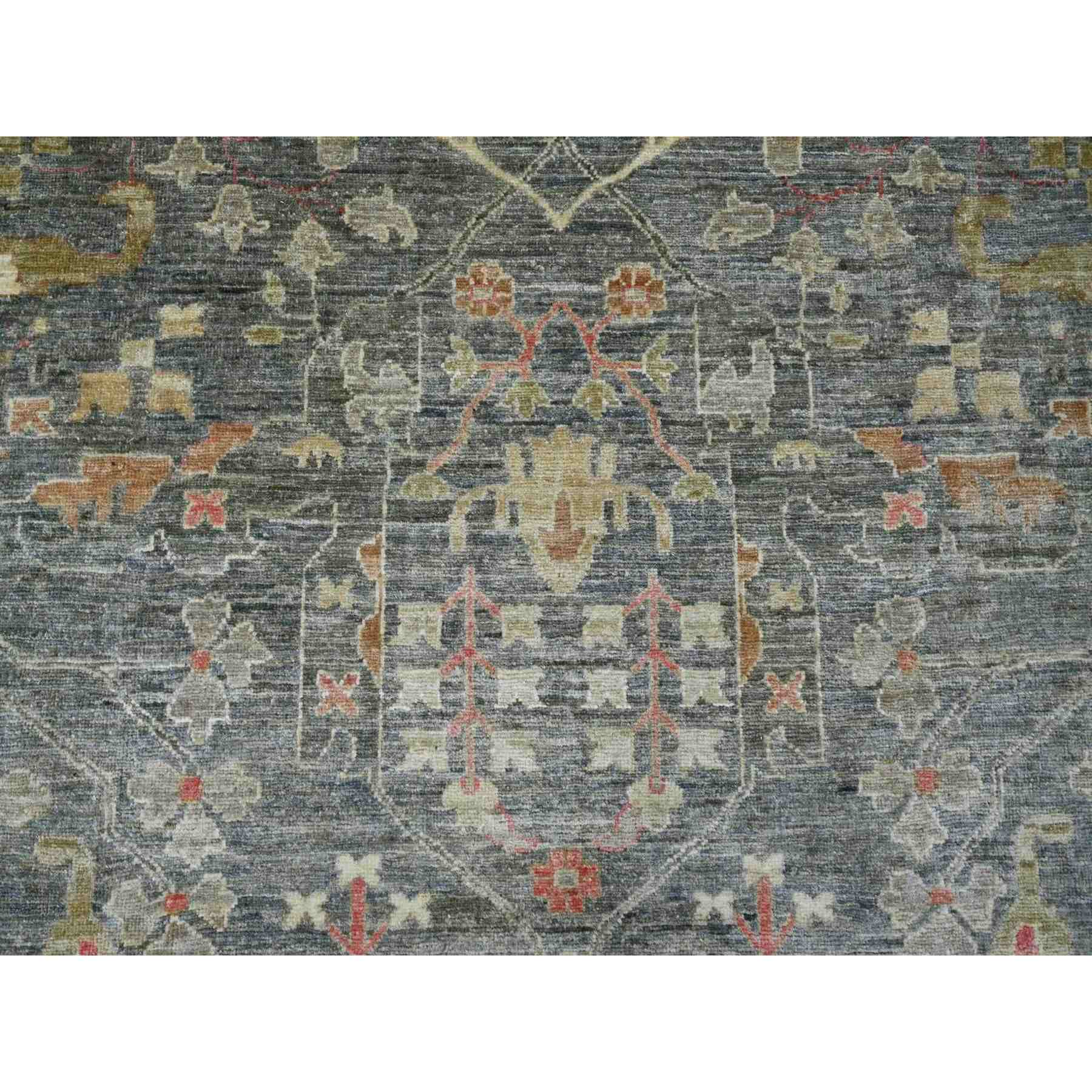 Oushak-And-Peshawar-Hand-Knotted-Rug-110680
