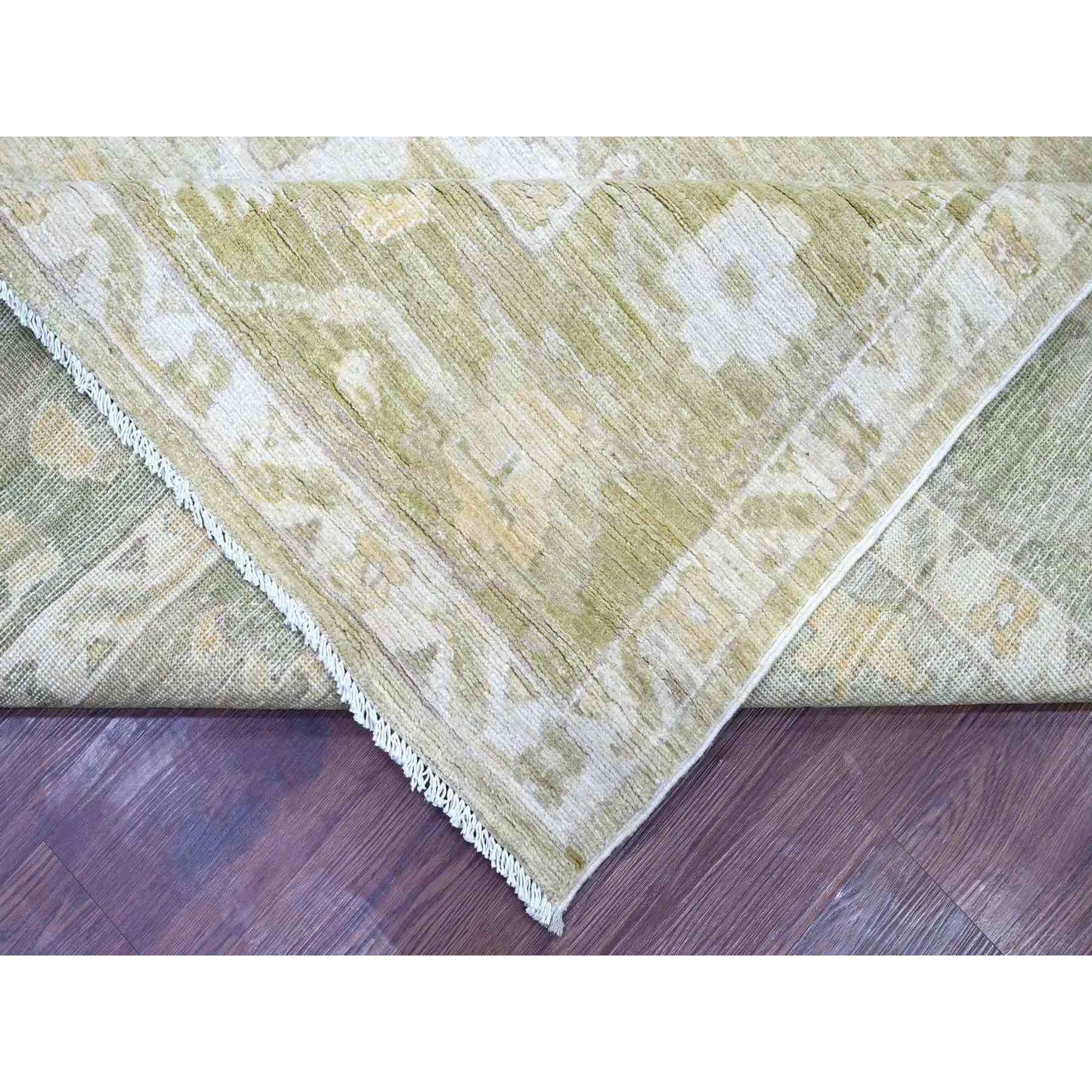 Oushak-And-Peshawar-Hand-Knotted-Rug-110685