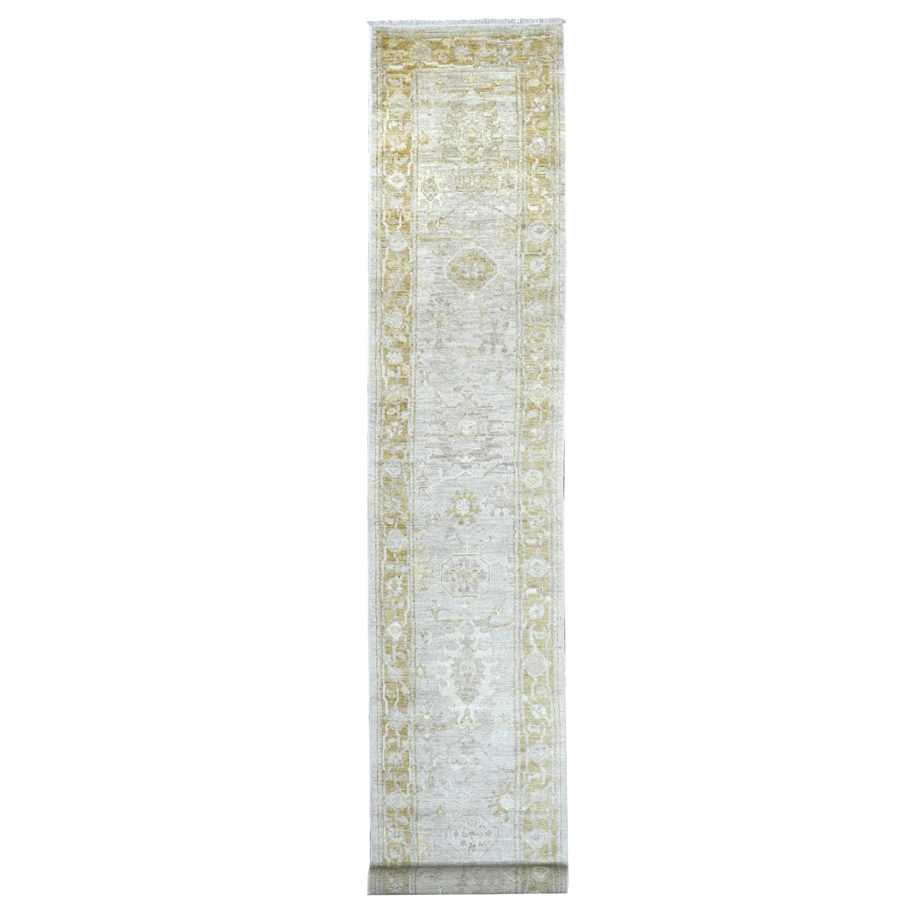 Oushak-And-Peshawar-Hand-Knotted-Rug-110760