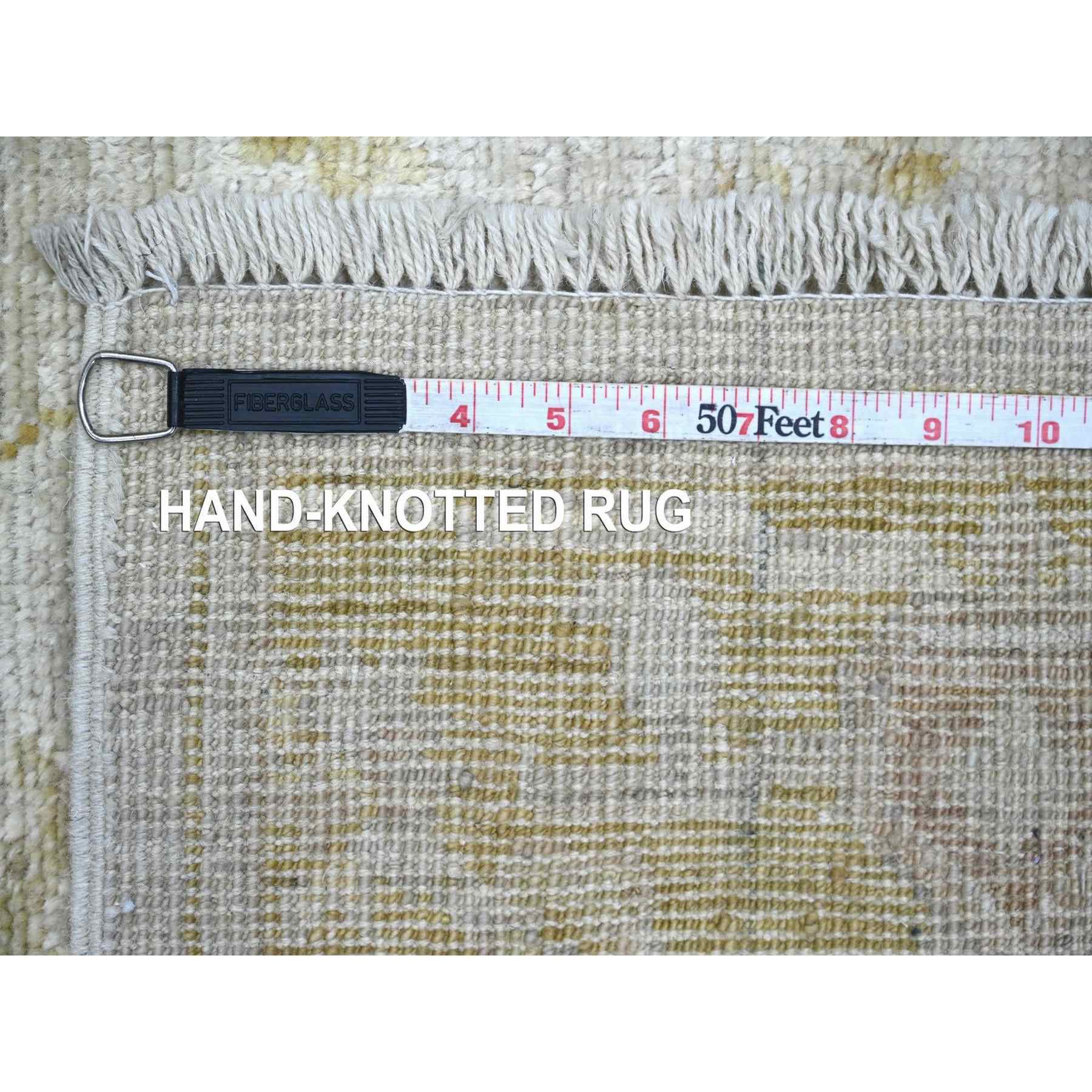 Oushak-And-Peshawar-Hand-Knotted-Rug-110760