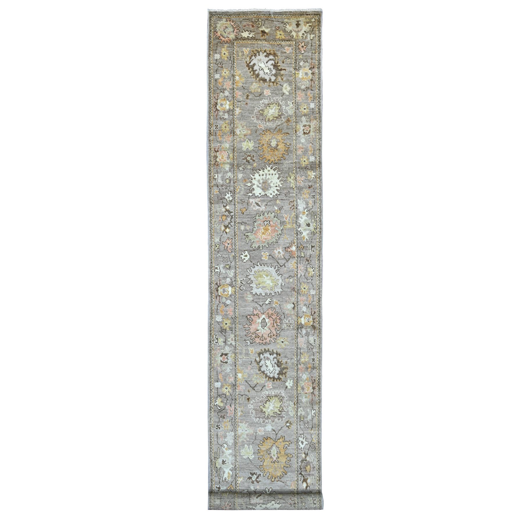 Oushak-And-Peshawar-Hand-Knotted-Rug-110765