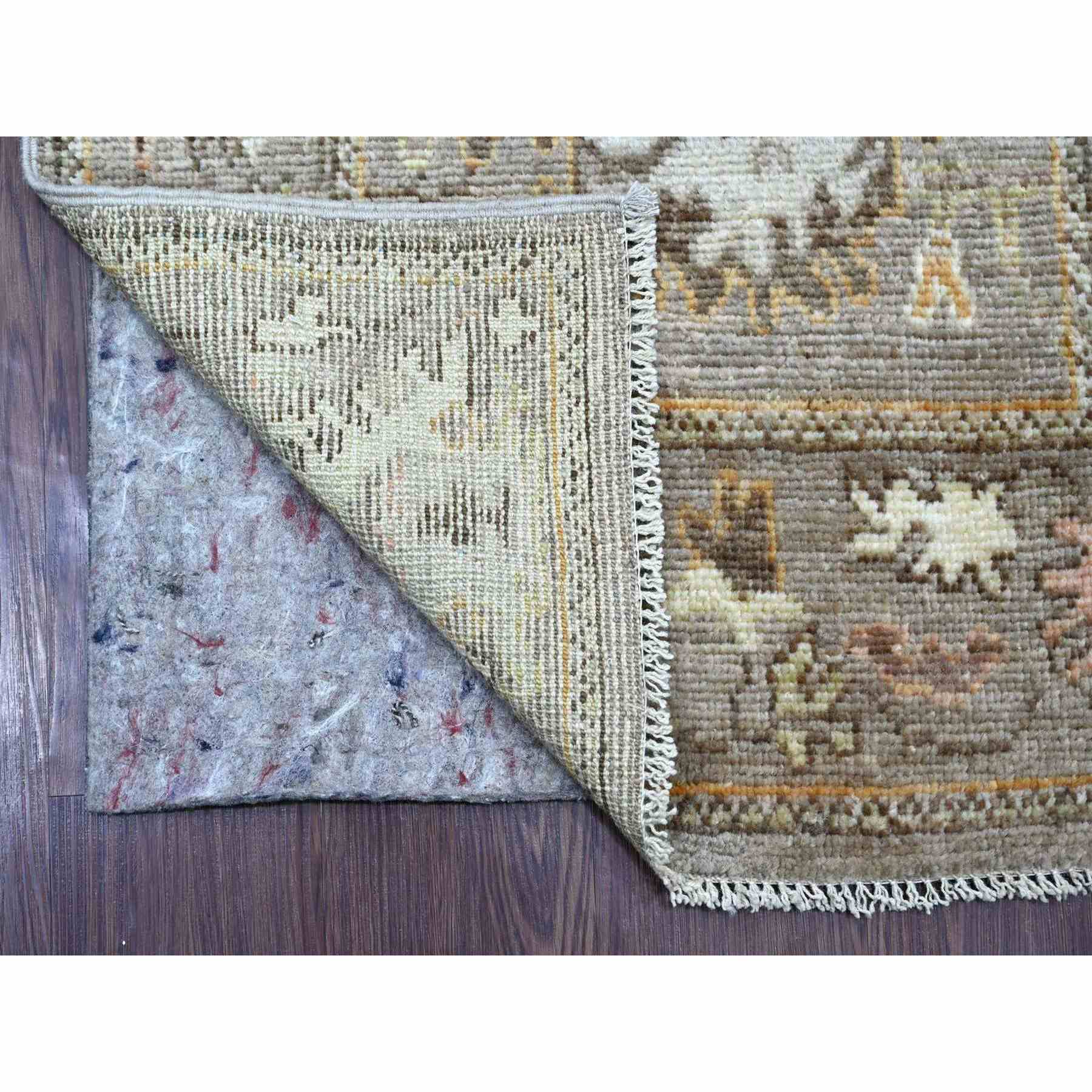 Oushak-And-Peshawar-Hand-Knotted-Rug-110765