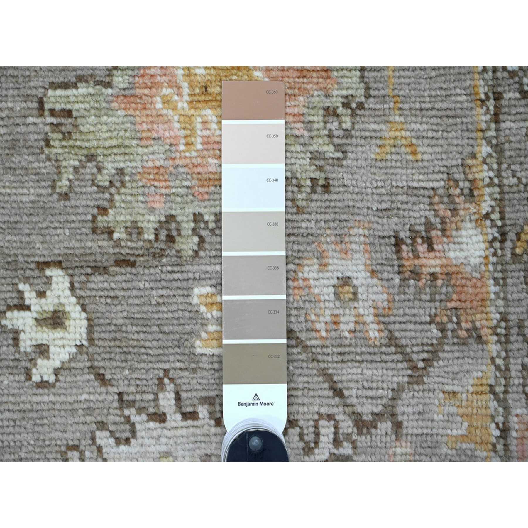 Oushak-And-Peshawar-Hand-Knotted-Rug-110765