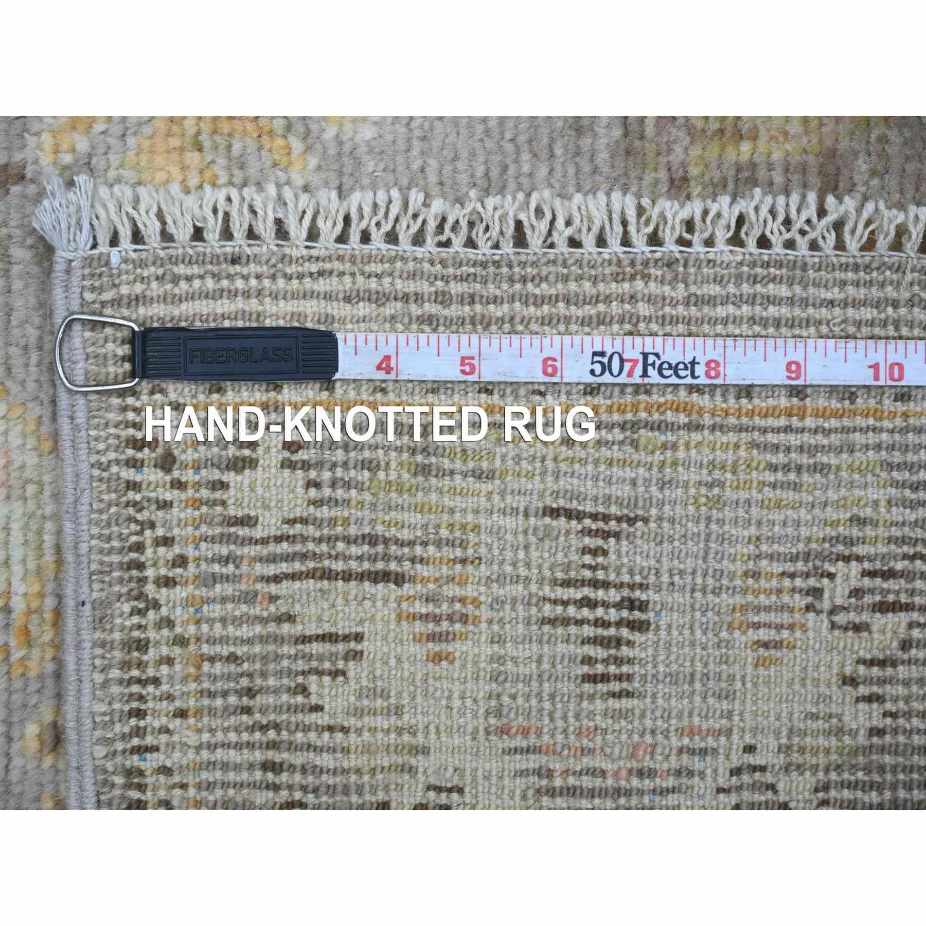 Oushak-And-Peshawar-Hand-Knotted-Rug-110765