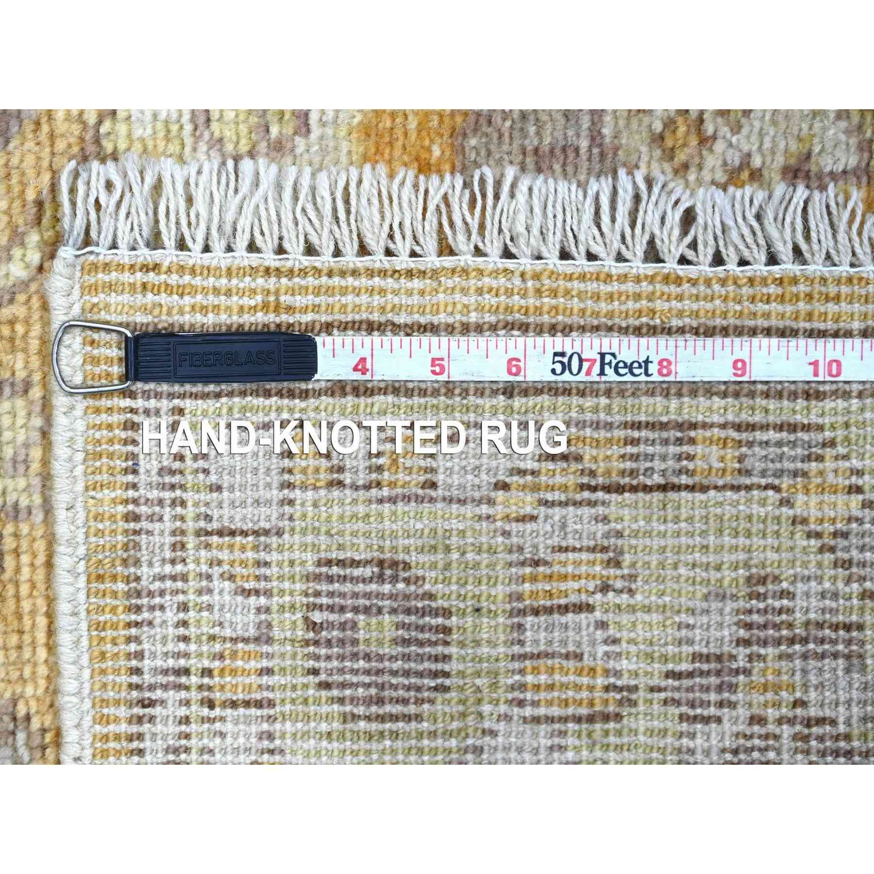 Oushak-And-Peshawar-Hand-Knotted-Rug-110770
