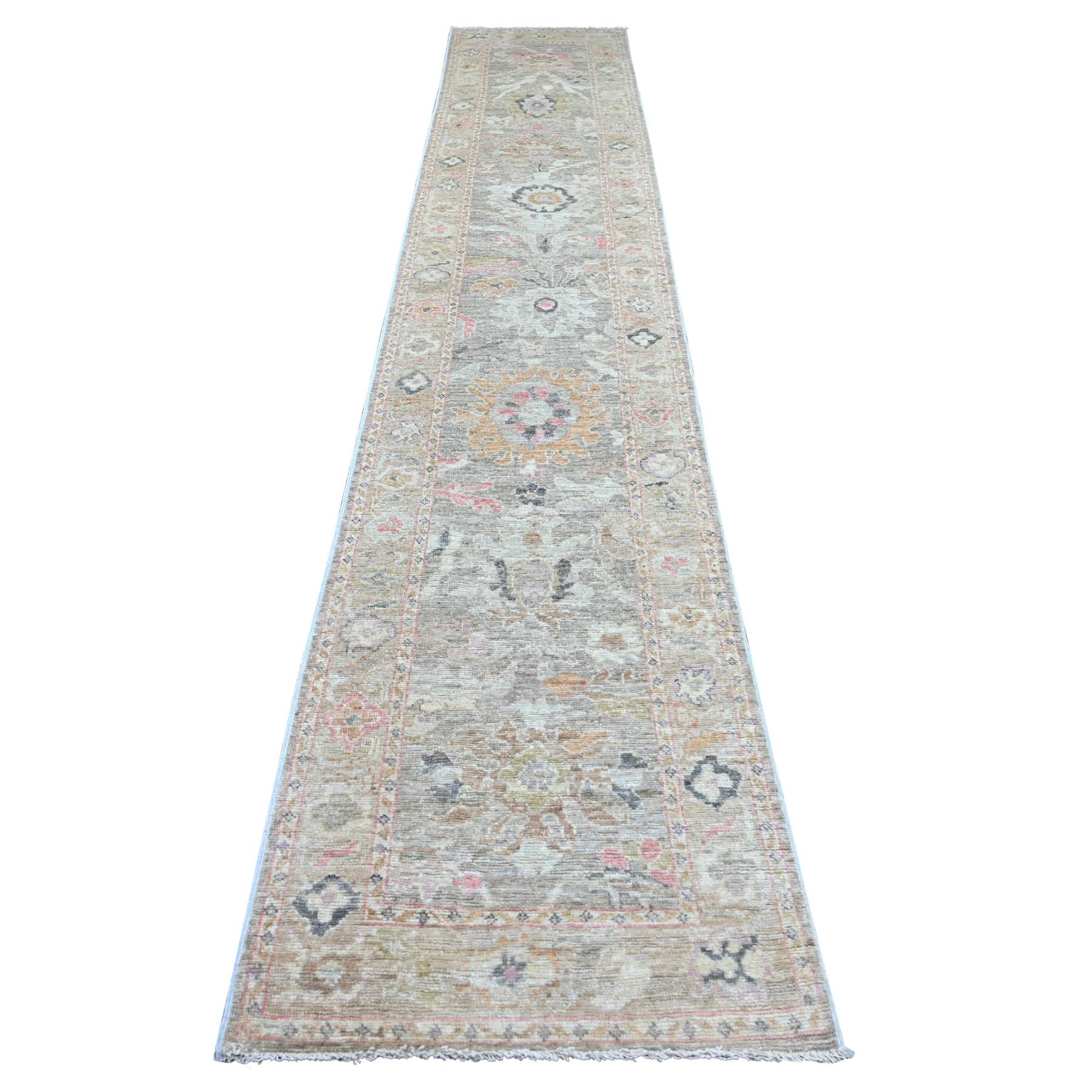 Oushak-And-Peshawar-Hand-Knotted-Rug-110775