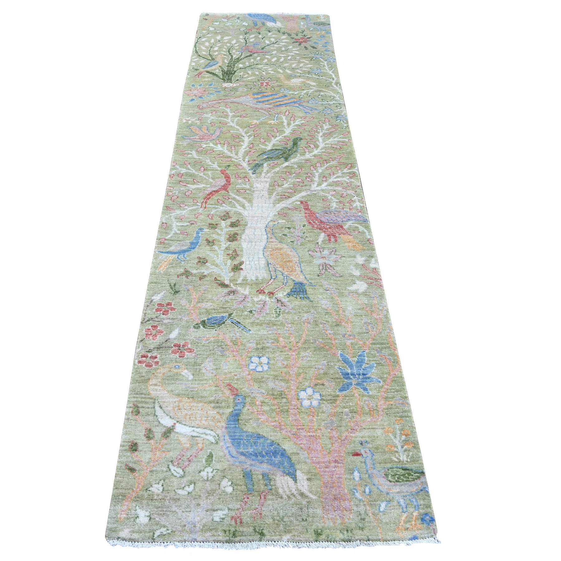 Oushak-And-Peshawar-Hand-Knotted-Rug-110800