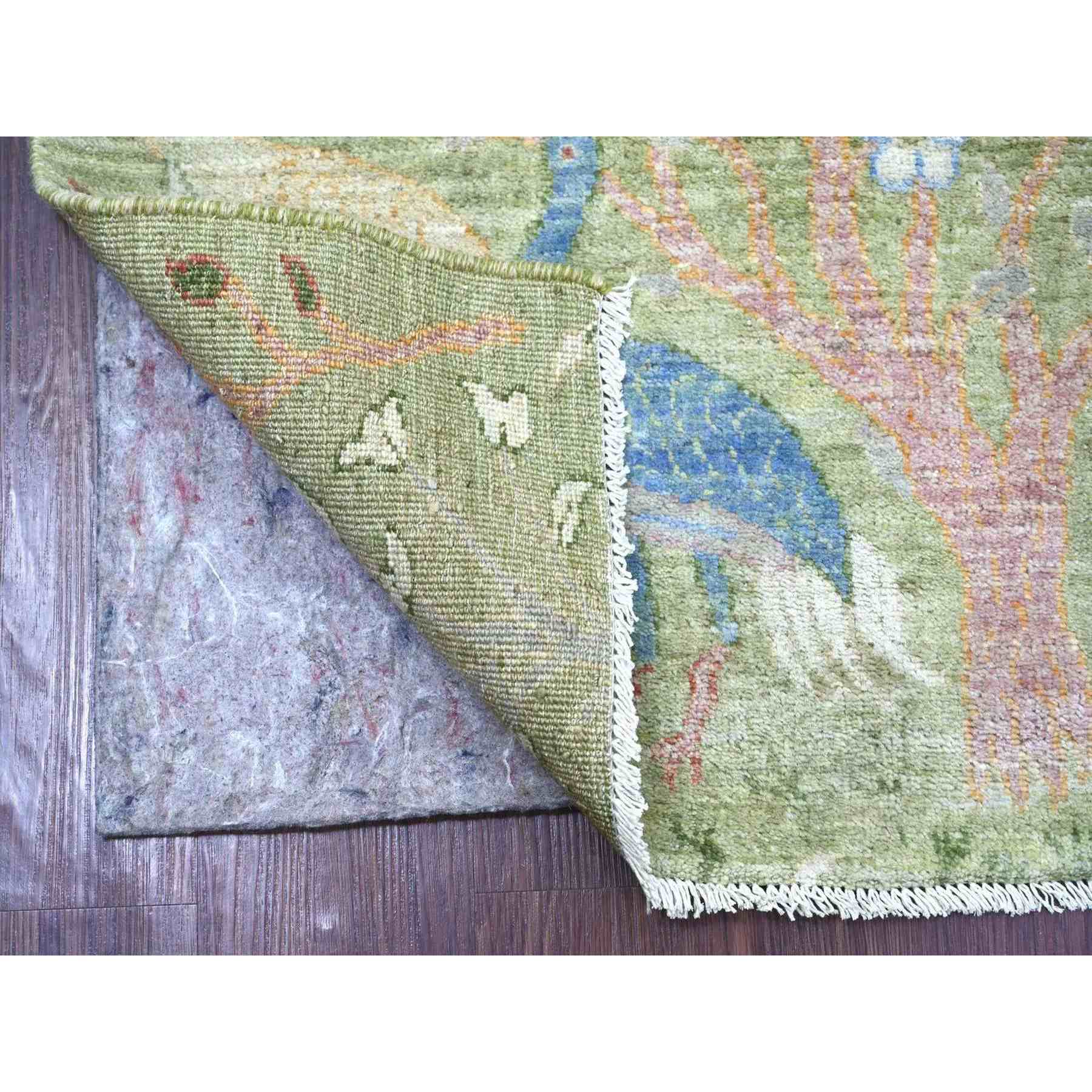 Oushak-And-Peshawar-Hand-Knotted-Rug-110800