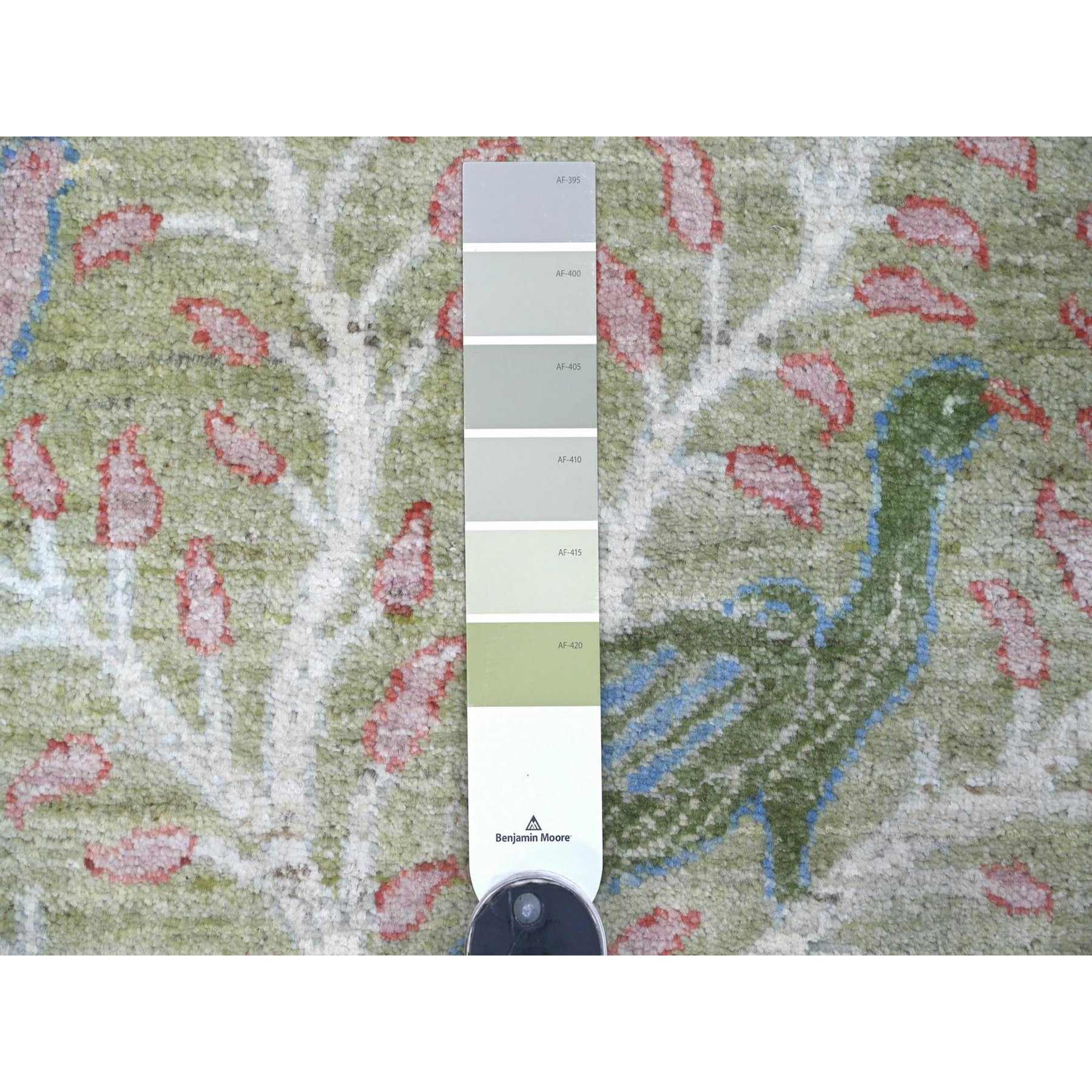 Oushak-And-Peshawar-Hand-Knotted-Rug-110800