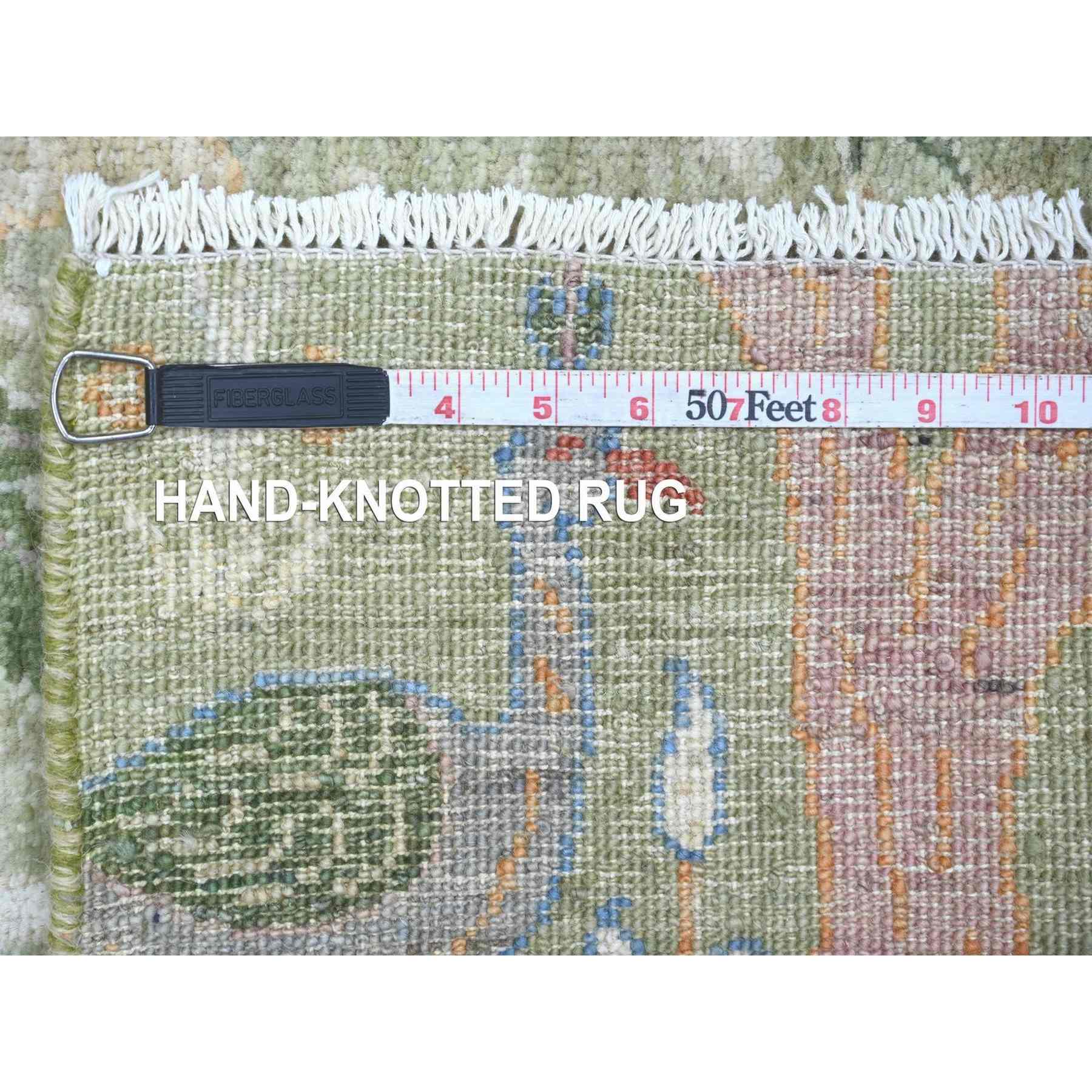 Oushak-And-Peshawar-Hand-Knotted-Rug-110800