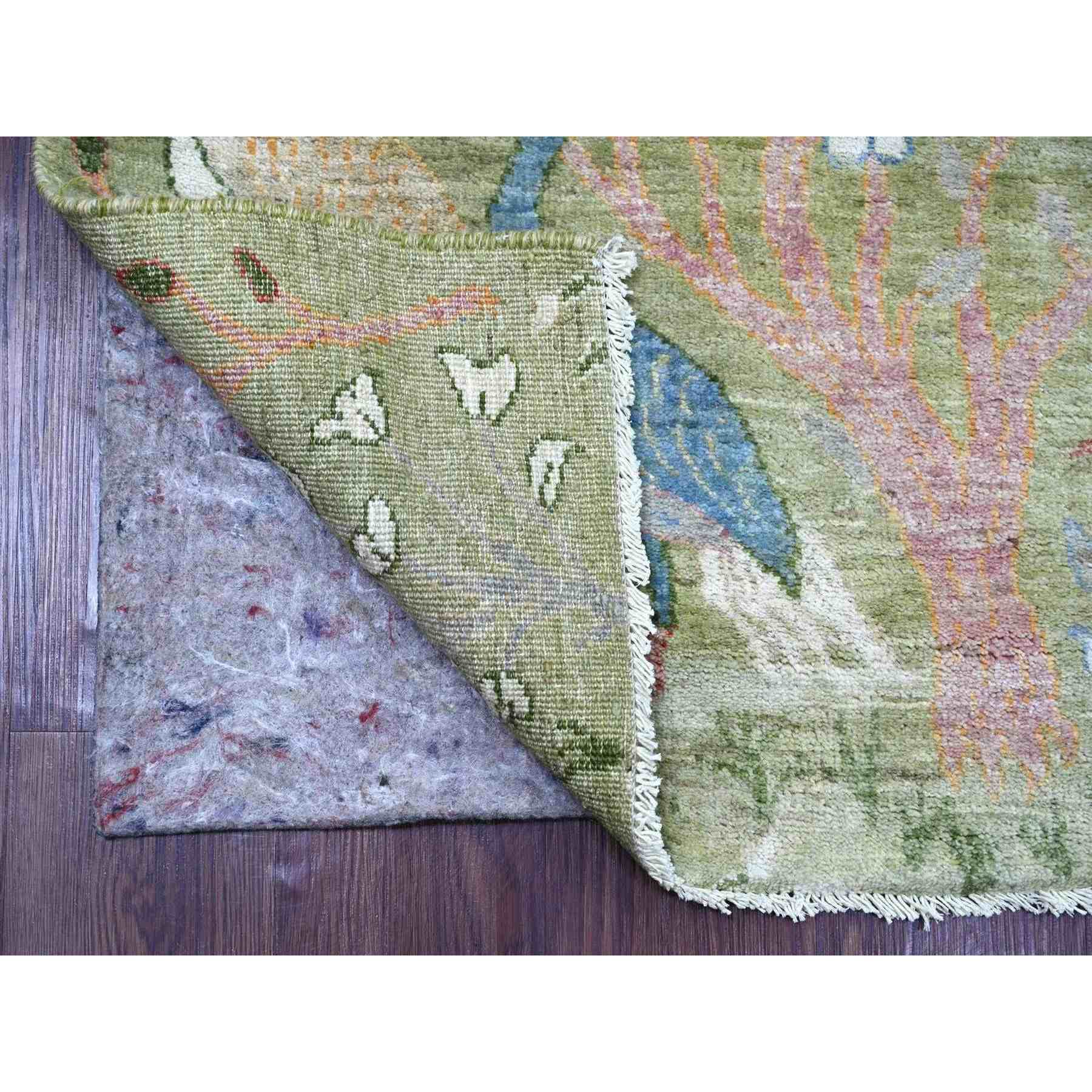 Oushak-And-Peshawar-Hand-Knotted-Rug-110815