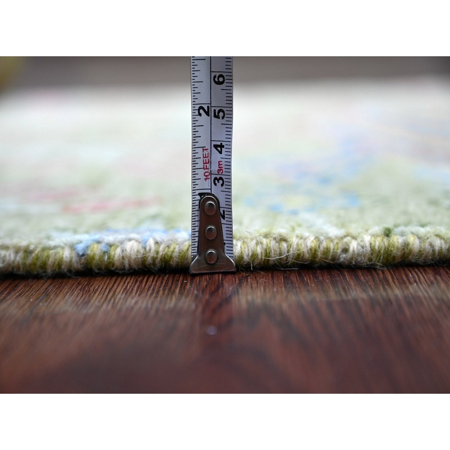 Oushak-And-Peshawar-Hand-Knotted-Rug-110815