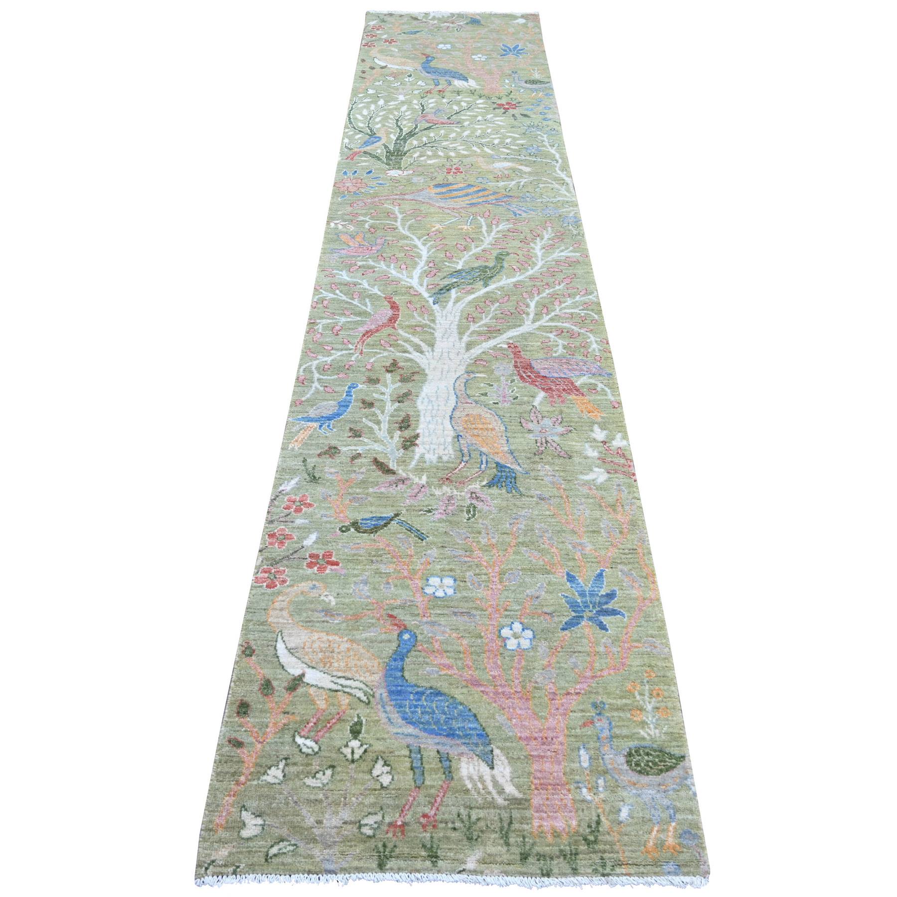 Oushak-And-Peshawar-Hand-Knotted-Rug-110820
