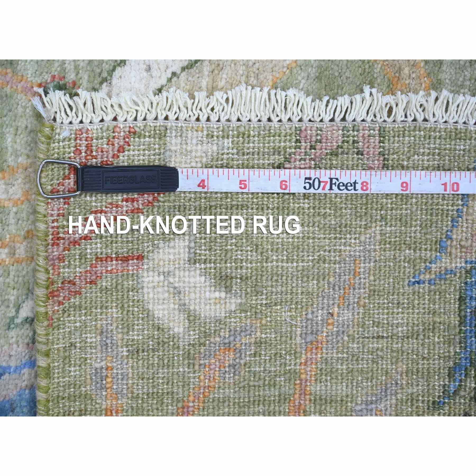Oushak-And-Peshawar-Hand-Knotted-Rug-110820