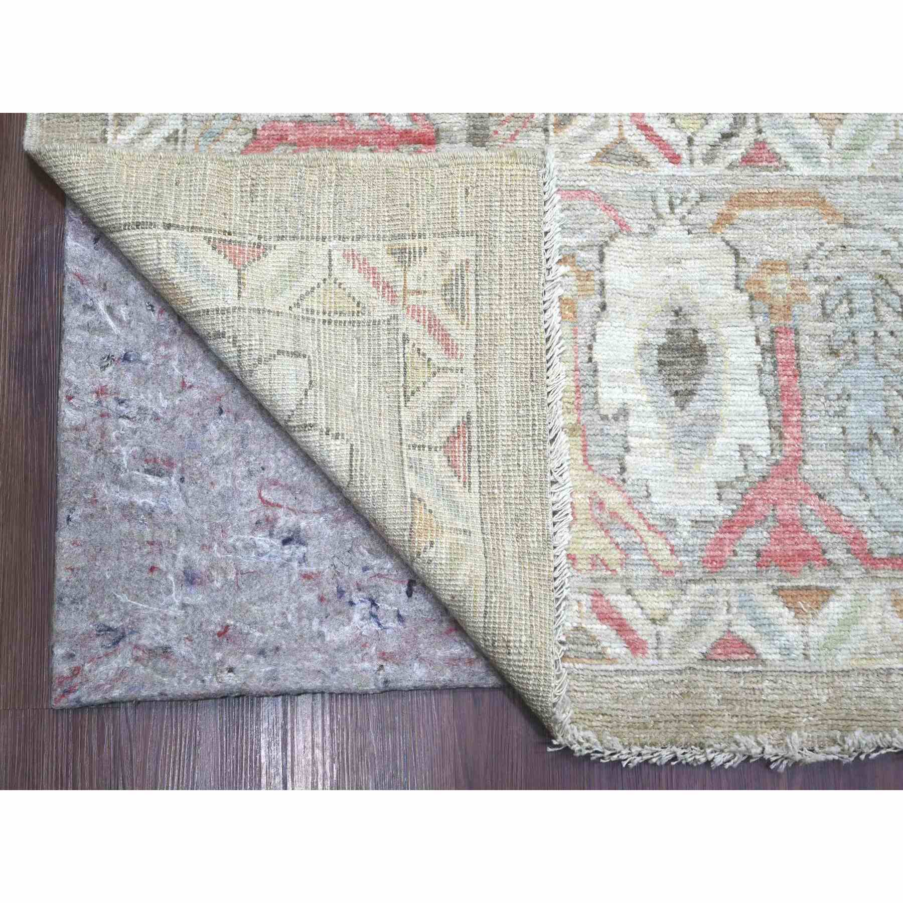 Oushak-And-Peshawar-Hand-Knotted-Rug-110905