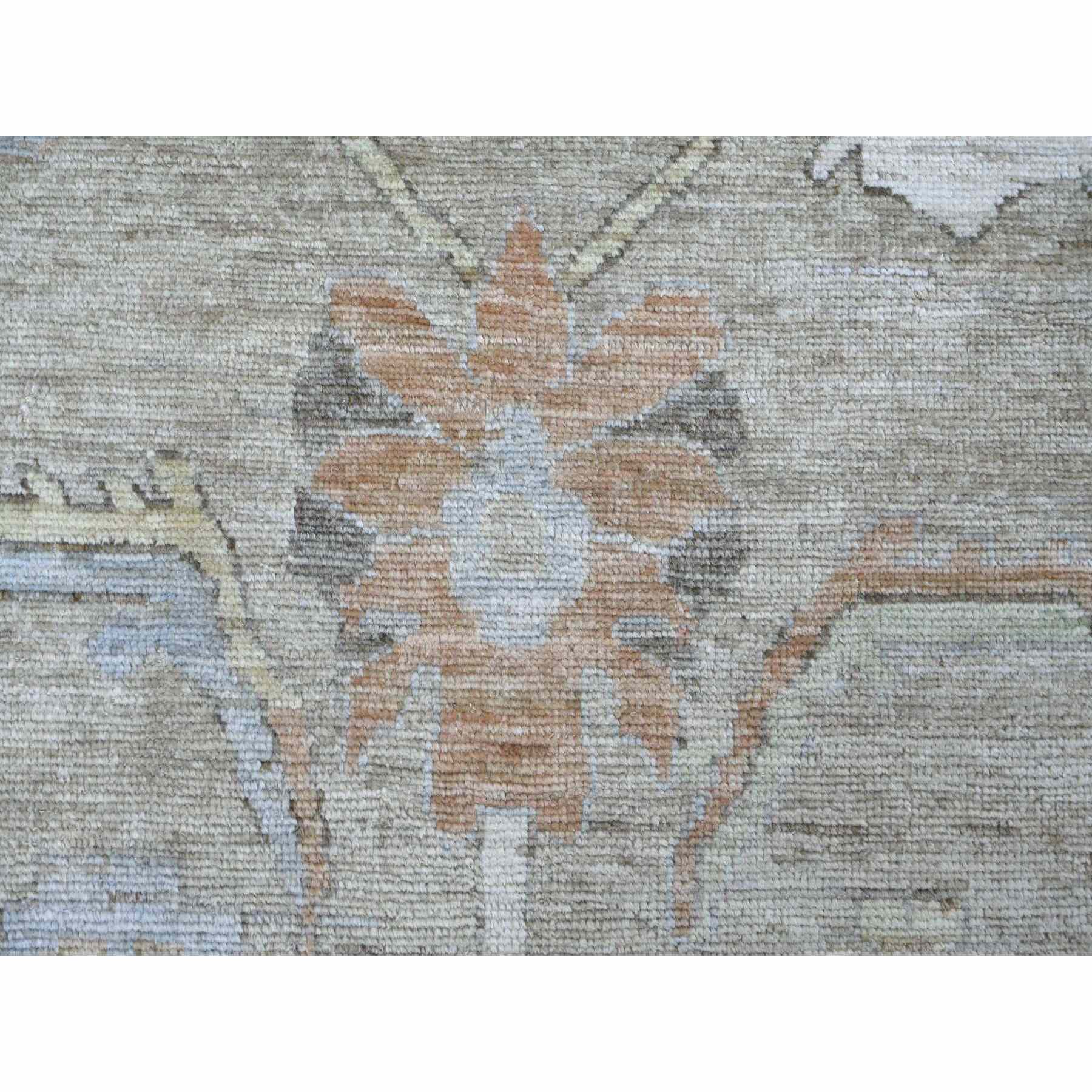 Oushak-And-Peshawar-Hand-Knotted-Rug-110905