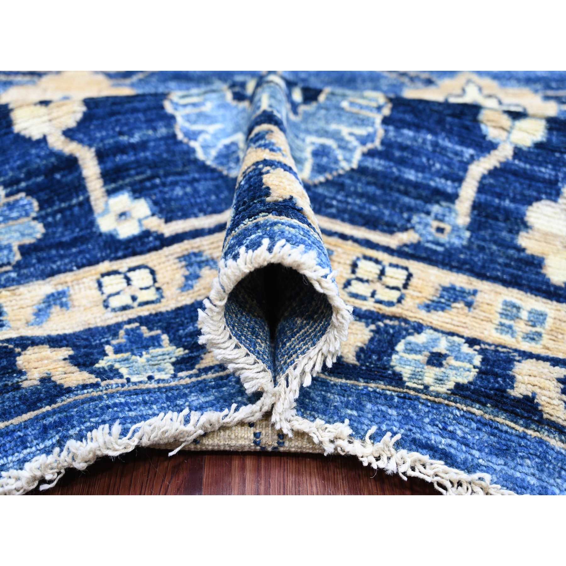 Oushak-And-Peshawar-Hand-Knotted-Rug-110910